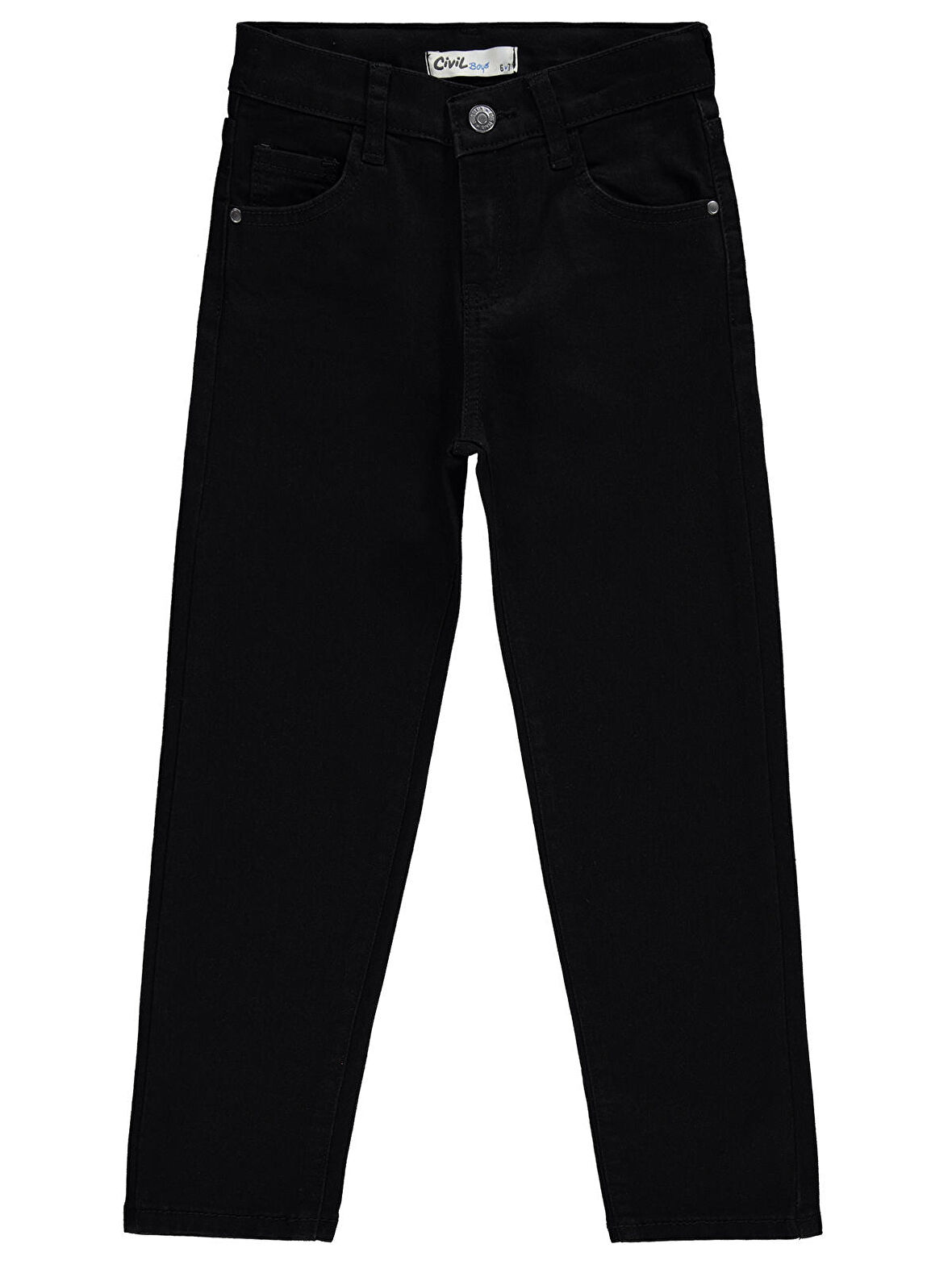 Civil Boys Erkek Çocuk Kot Pantolon 6-9 Yaş Siyah