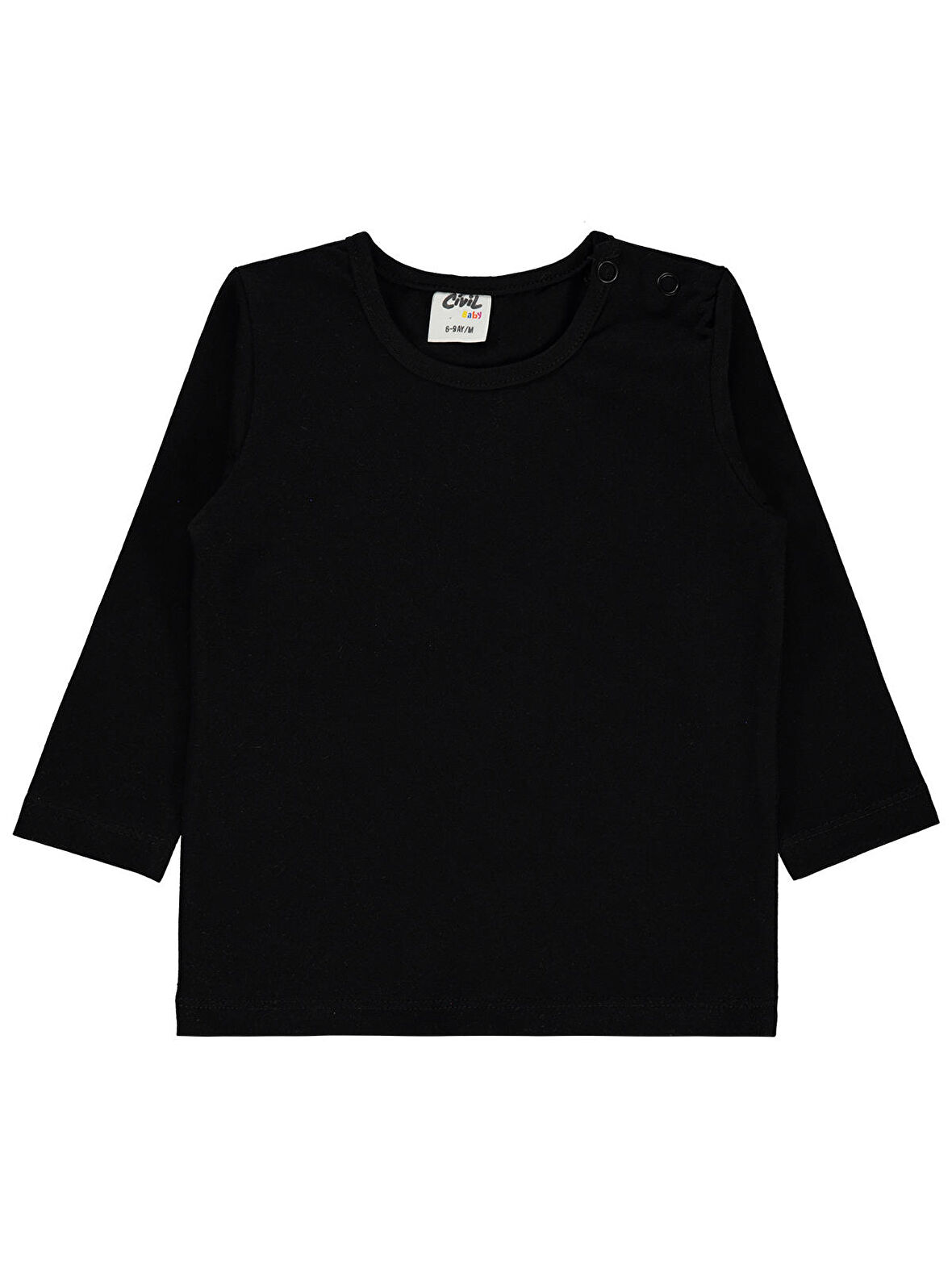 Civil Baby Kız Bebek Sweatshirt 6-18 Ay Siyah