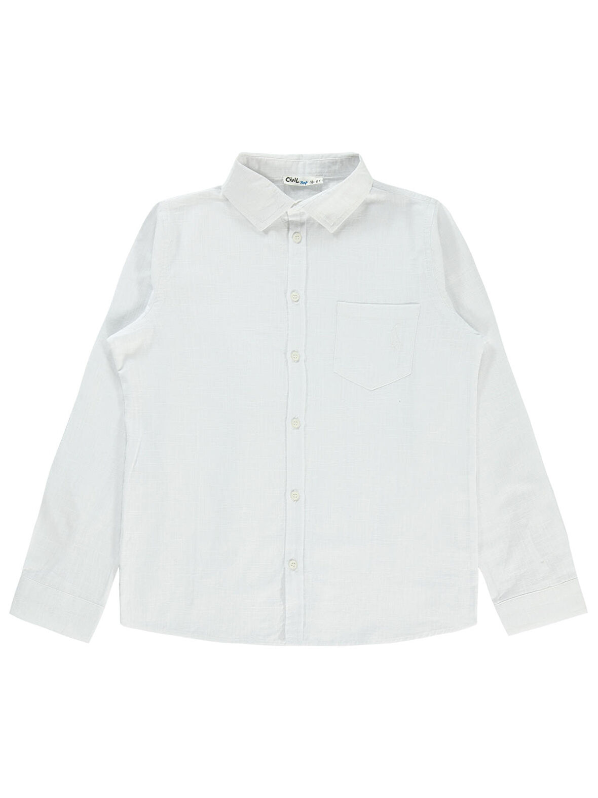 Civil Boys Erkek Çocuk Gömlek 10-13 Yaş Beyaz