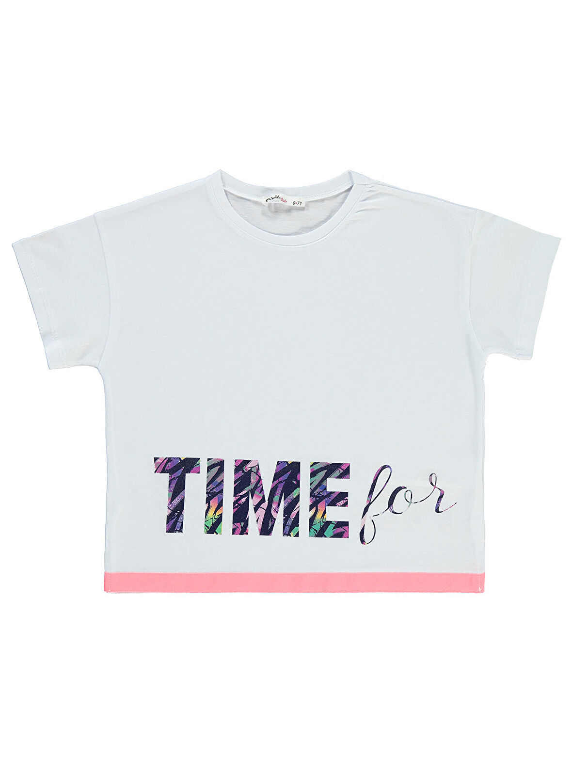 Civil Girls Kız Çocuk Tişört 10-13 Yaş Beyaz