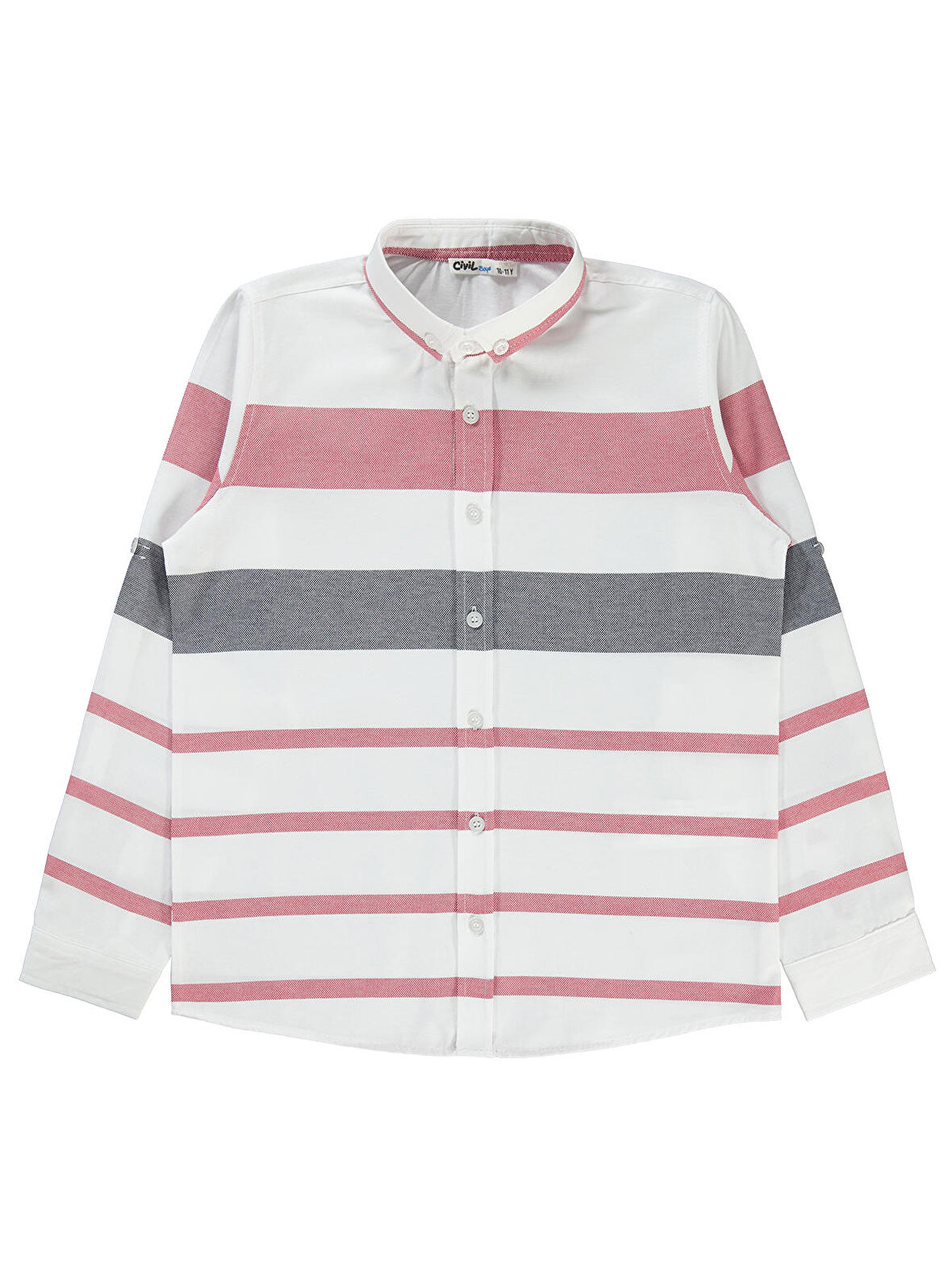 Civil Boys Erkek Çocuk Gömlek 10-13 Yaş Kırmızı