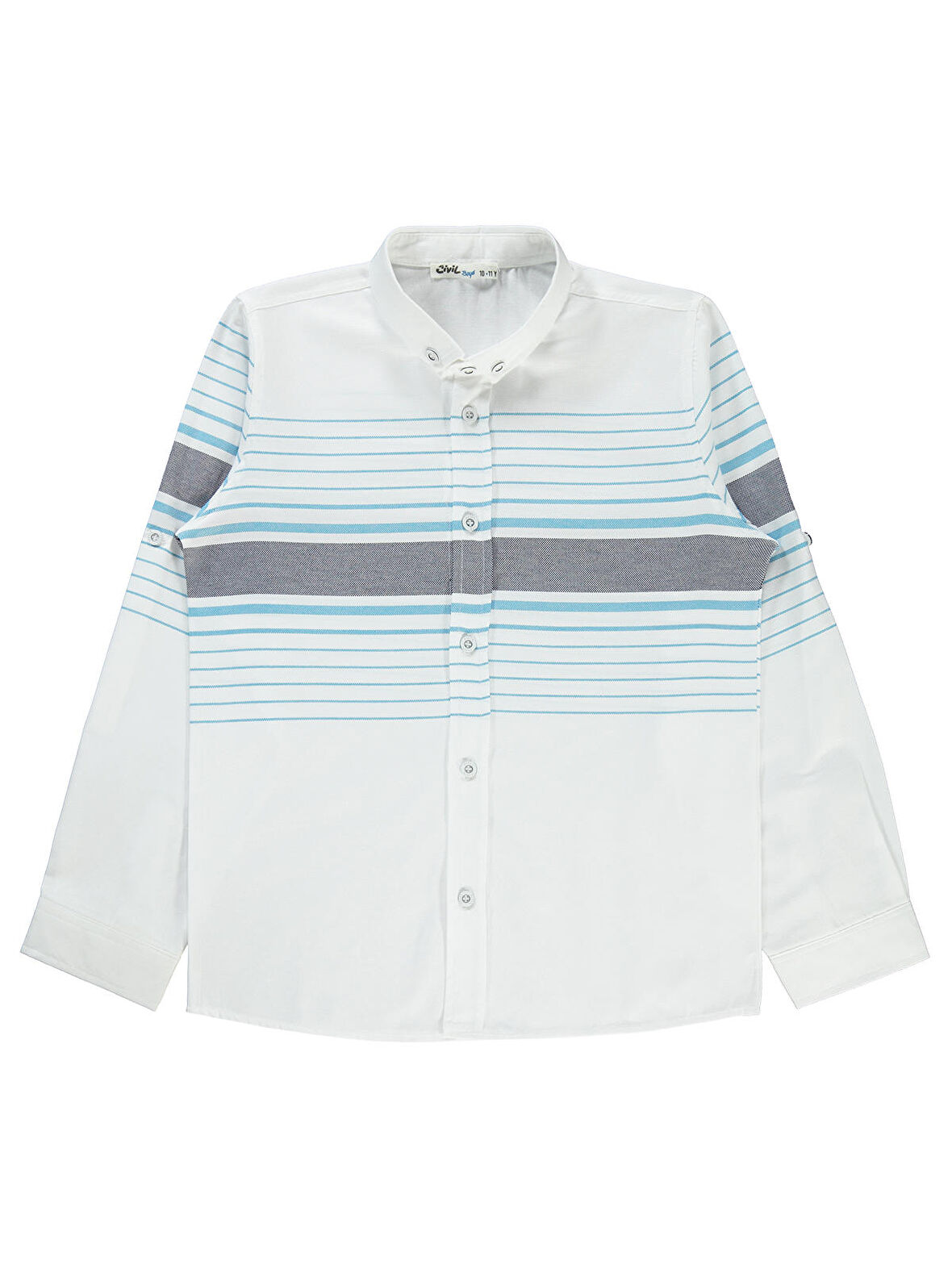 Civil Boys Erkek Çocuk Gömlek 10-13 Yaş Gri