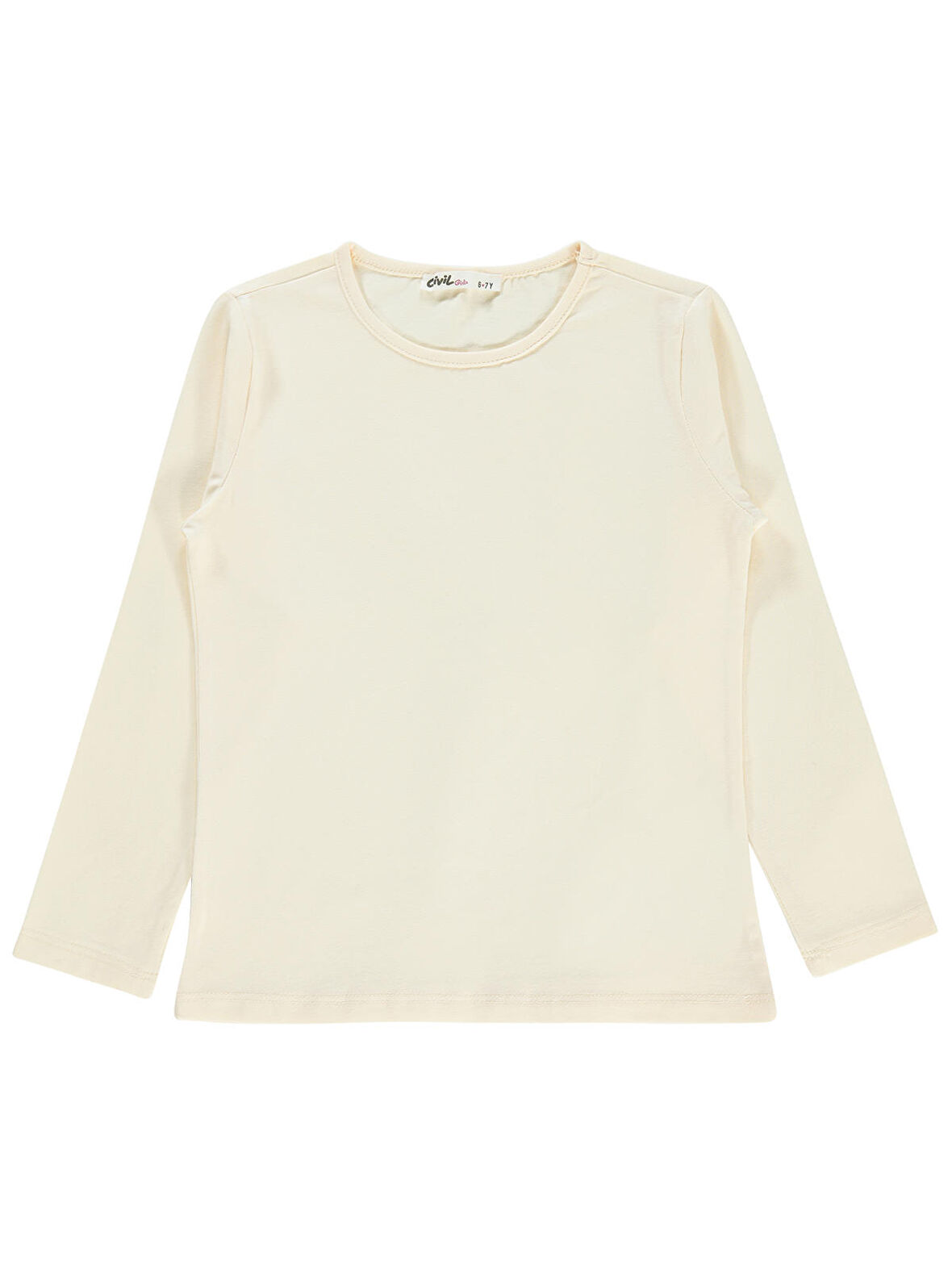 Civil Girls Kız Çocuk Sweatshirt 6-9 Yaş Fildişi