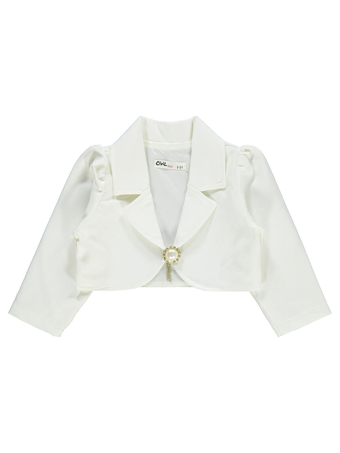 Civil Girls Kız Çocuk Bolero 2-5 Yaş Ekru