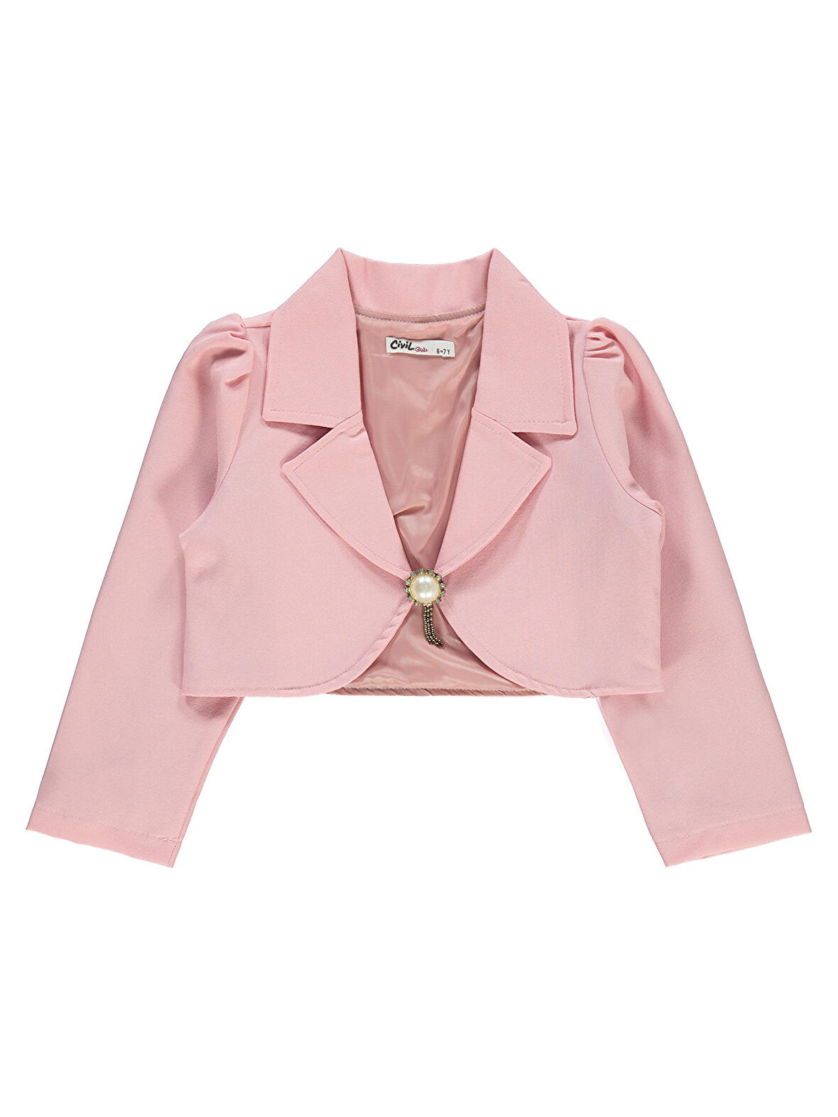Civil Girls Kız Çocuk Bolero10-13 yaş  Pudra