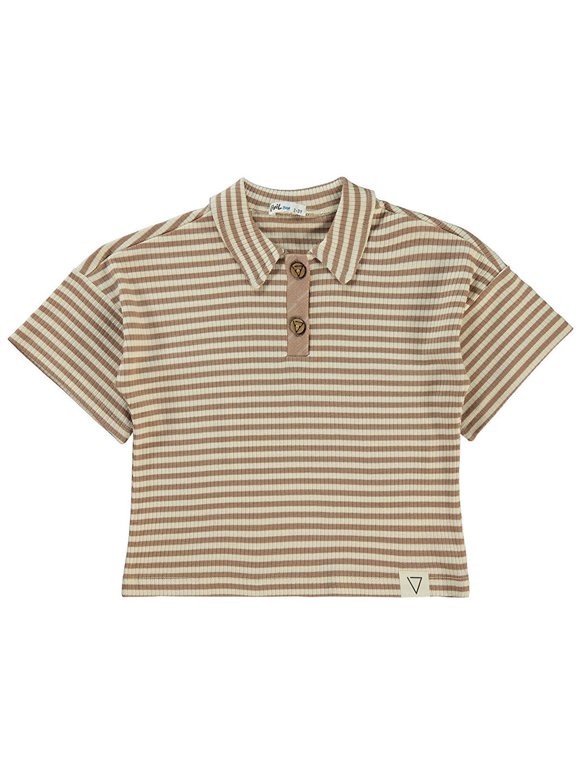 Civil Boys Erkek Çocuk Tişört 2-5 Yaş Kahverengi