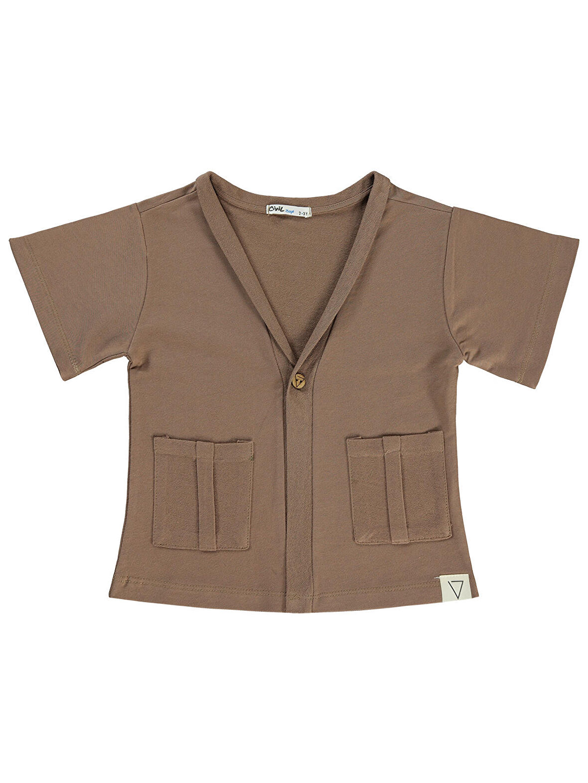 Civil Boys Erkek Çocuk Hırka 2-5 Yaş Kahve