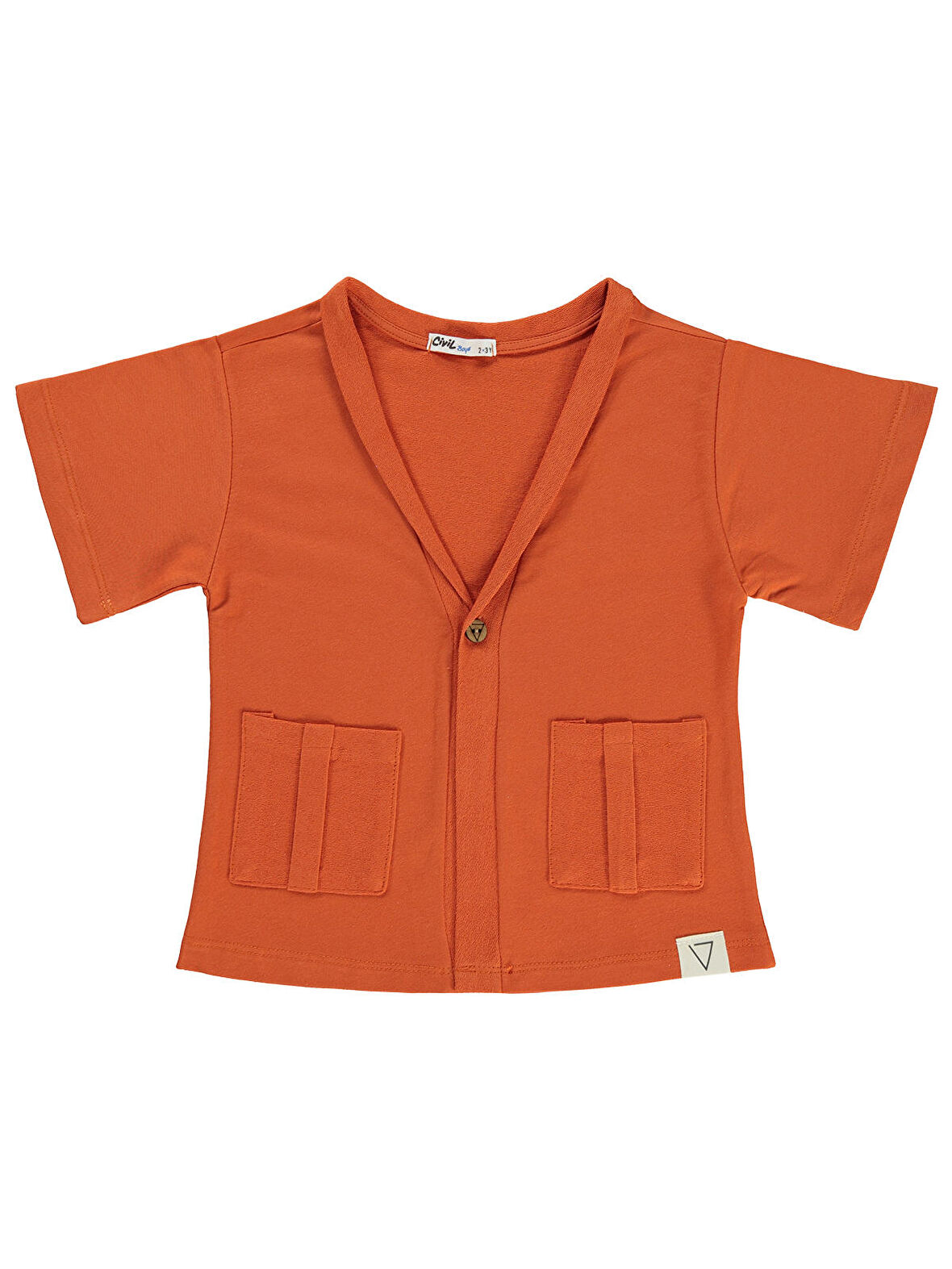 Civil Boys Erkek Çocuk Hırka 2-5 Yaş Oranj