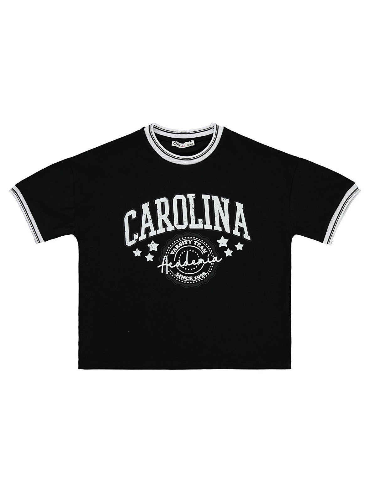 Civil Girls Kız Çocuk Tişört 10-13 Yaş Siyah