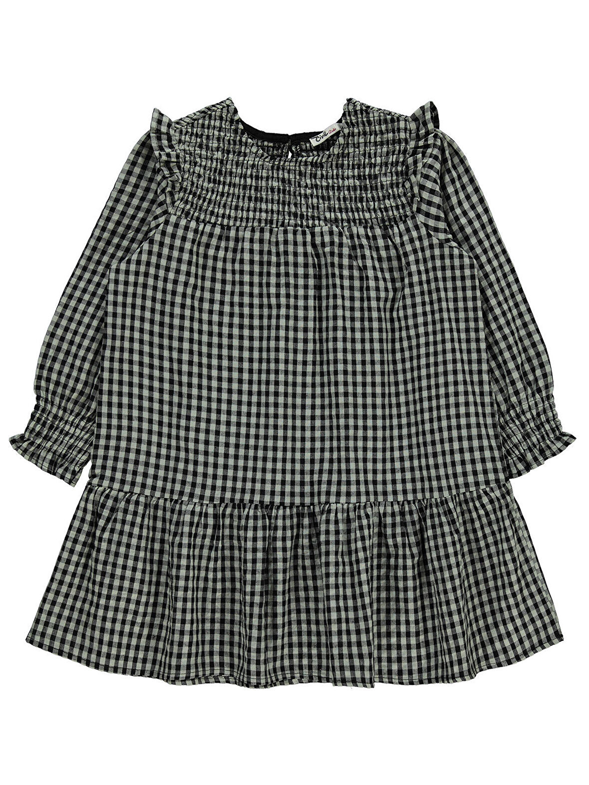 Civil Girls Kız Çocuk Elbise 10-13 Yaş Gri