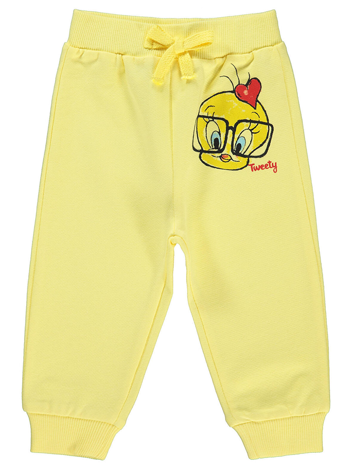 Tweety Kız Bebek Eşofman Altı 6-18 Ay Açık Sarı 