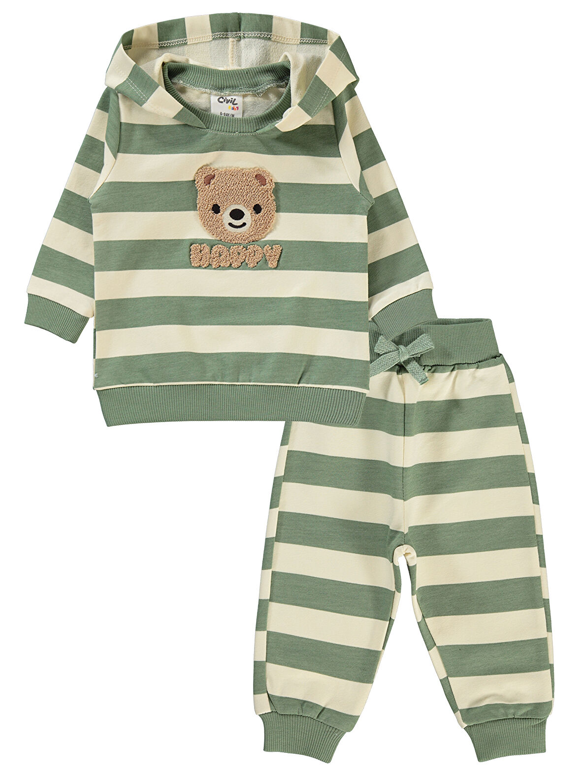 Civil Baby Erkek Bebek Takım 6-18 Ay Açık Haki