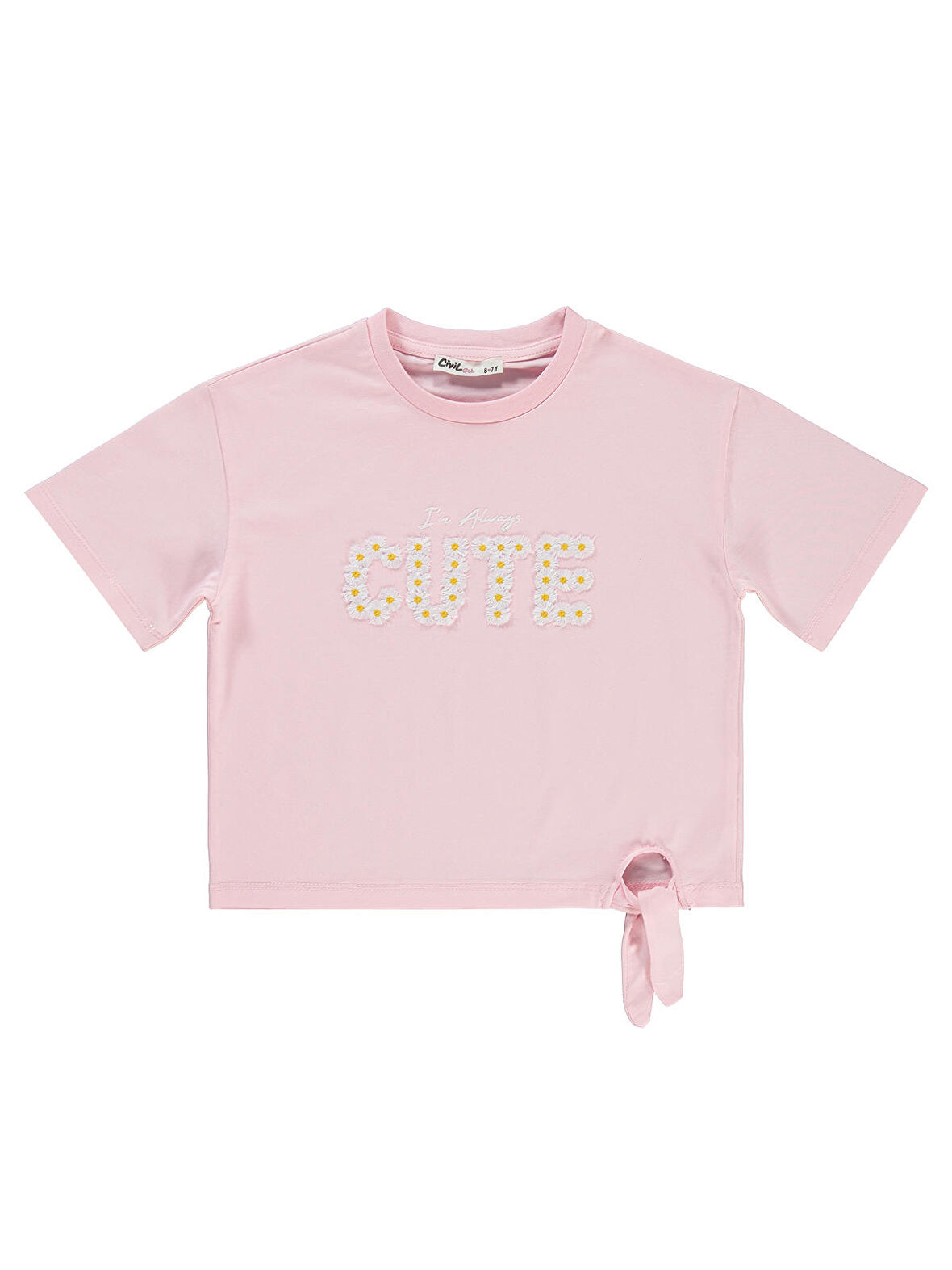 Civil Girls Kız Çocuk Tişört 10-13 Yaş Açık Pembe