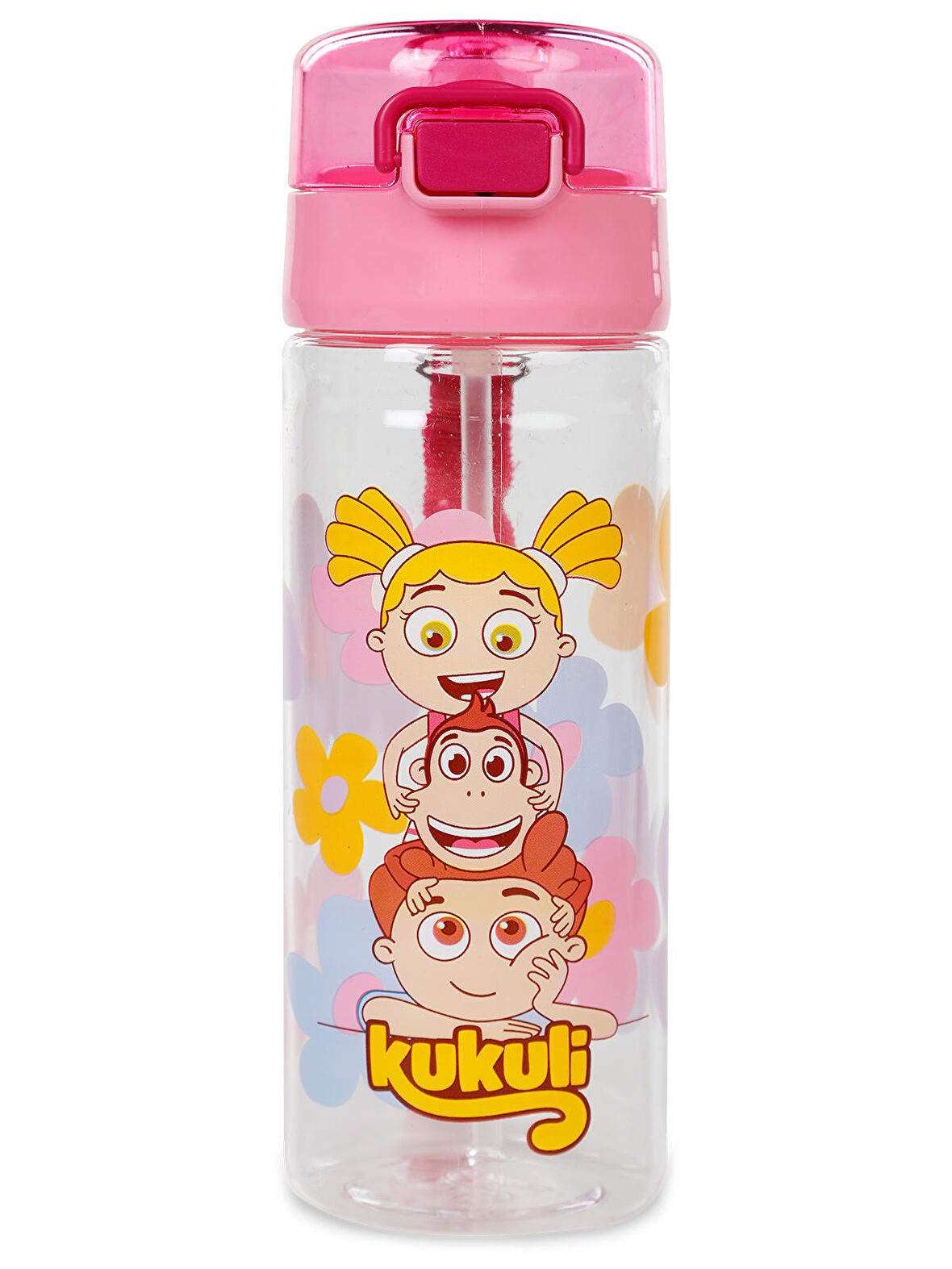 Kukuli Solo Pipetli Matara 500 ml Pembe