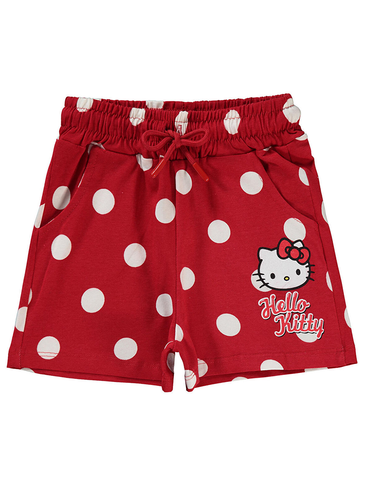 Hello Kitty Kız Çocuk Pijama Takımı 6-9 Yaş Kızıl 