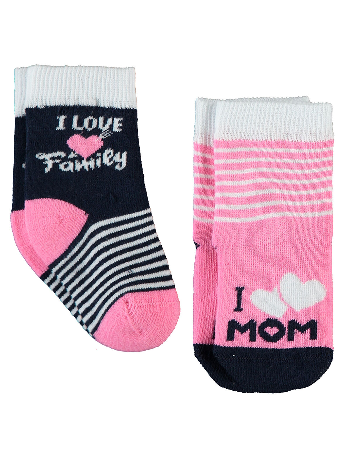 Civil Baby Kız Bebek Çorap Set 0-24 Ay  Pembe