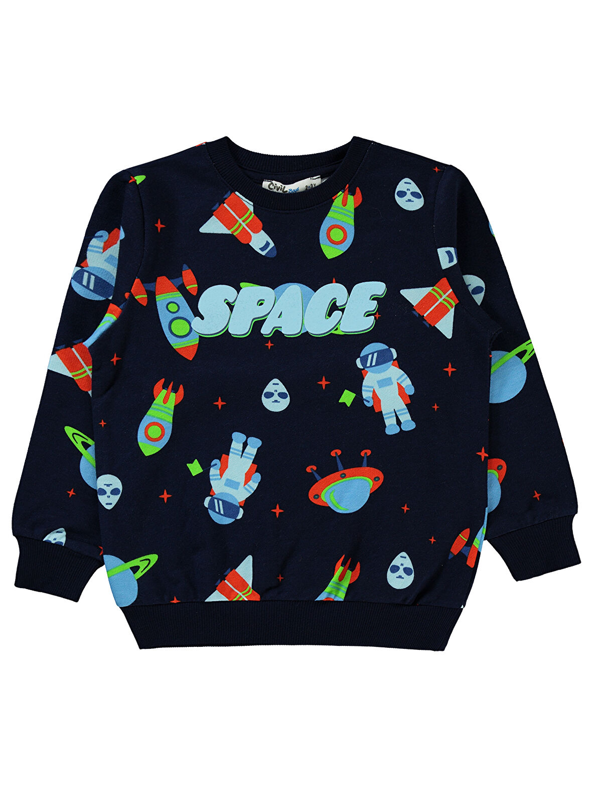Civil Boys Erkek Çocuk Sweatshirt 2-5 Yaş Laicvert
