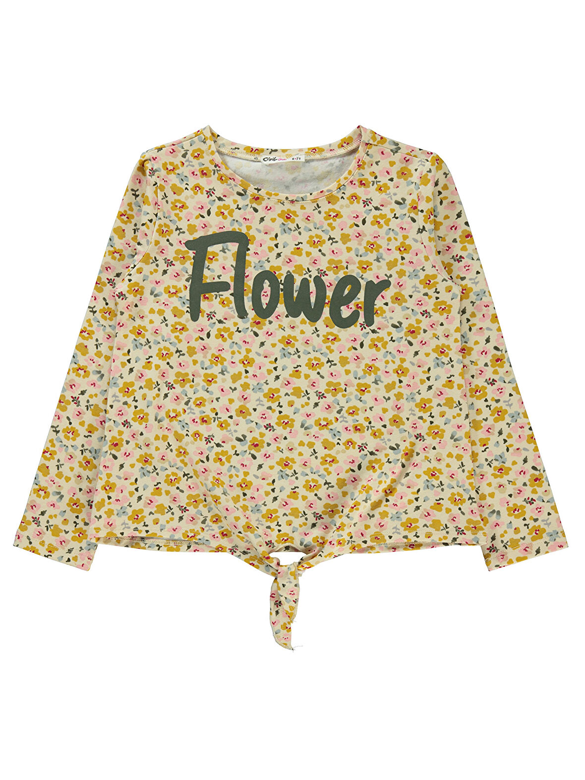 Civil Girls Kız Çocuk Sweatshirt 6-9 Yaş Tebeşir