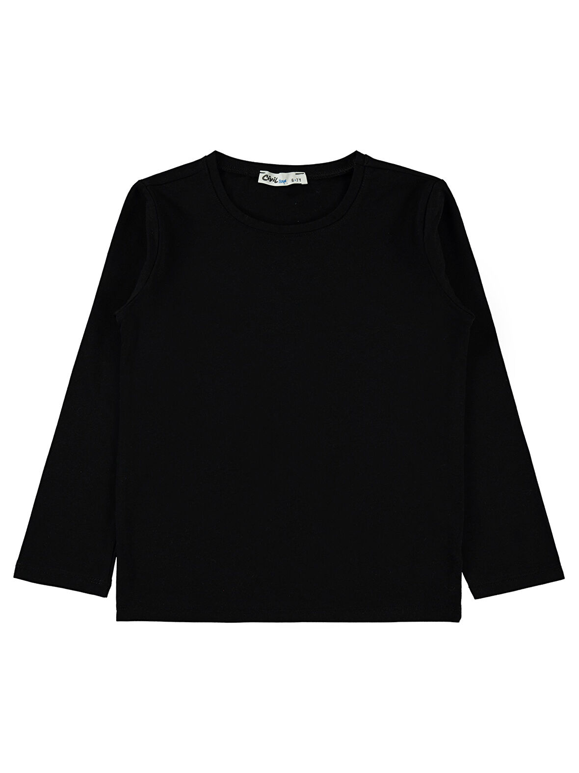 Civil Boys  Erkek Çocuk Sweatshirt 6-9 Yaş Siyah 