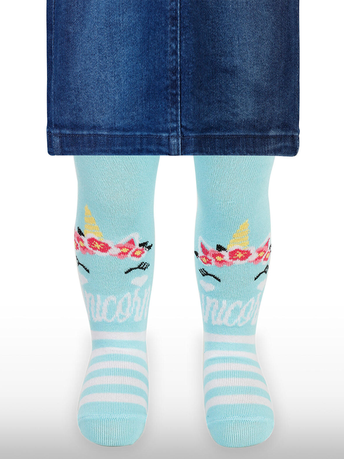 Civil Baby Kız Bebek Külotlu Çorap 0-12 Ay Mint