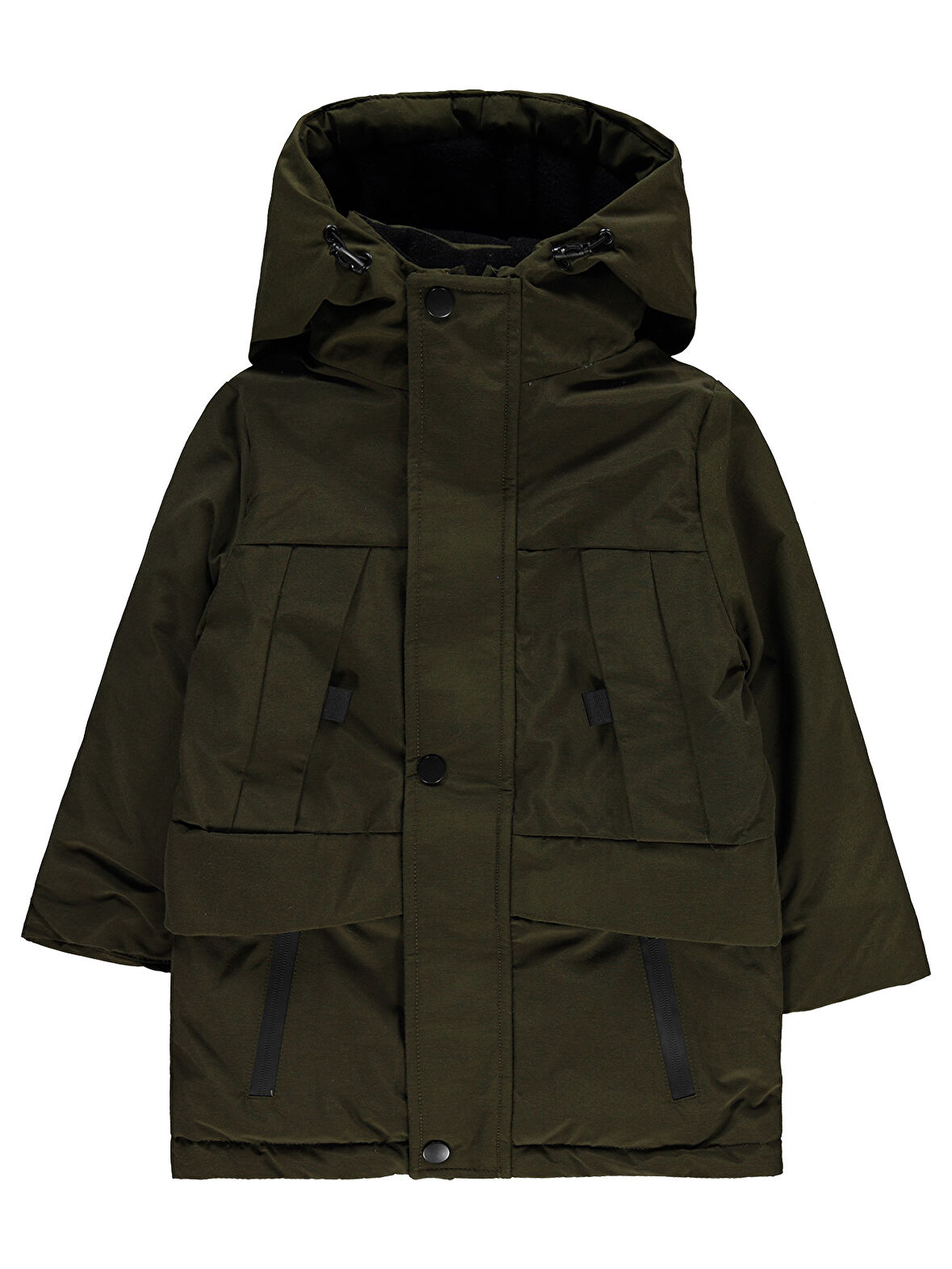 Civil Boys Erkek Çocuk Kapüşonlu Mont 2-5 Yaş Camel