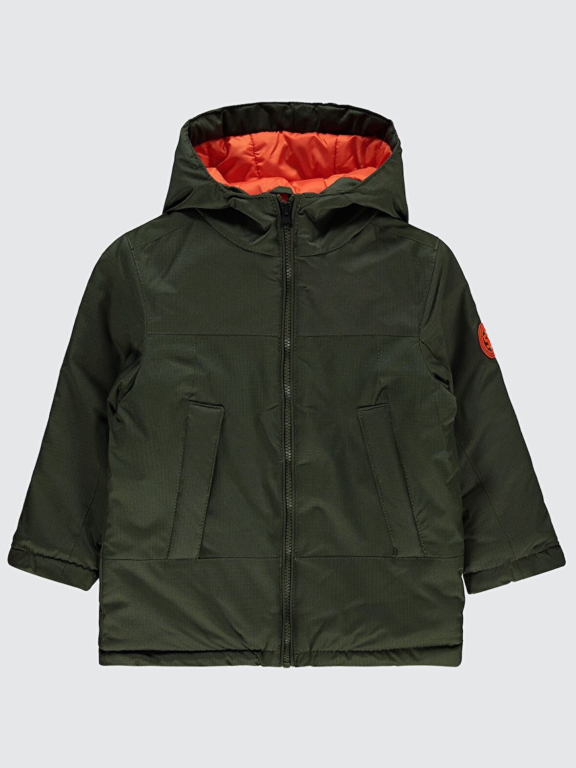 Civil Boys Erkek Çocuk Kapüşonlu Mont 2-5 Yaş Haki