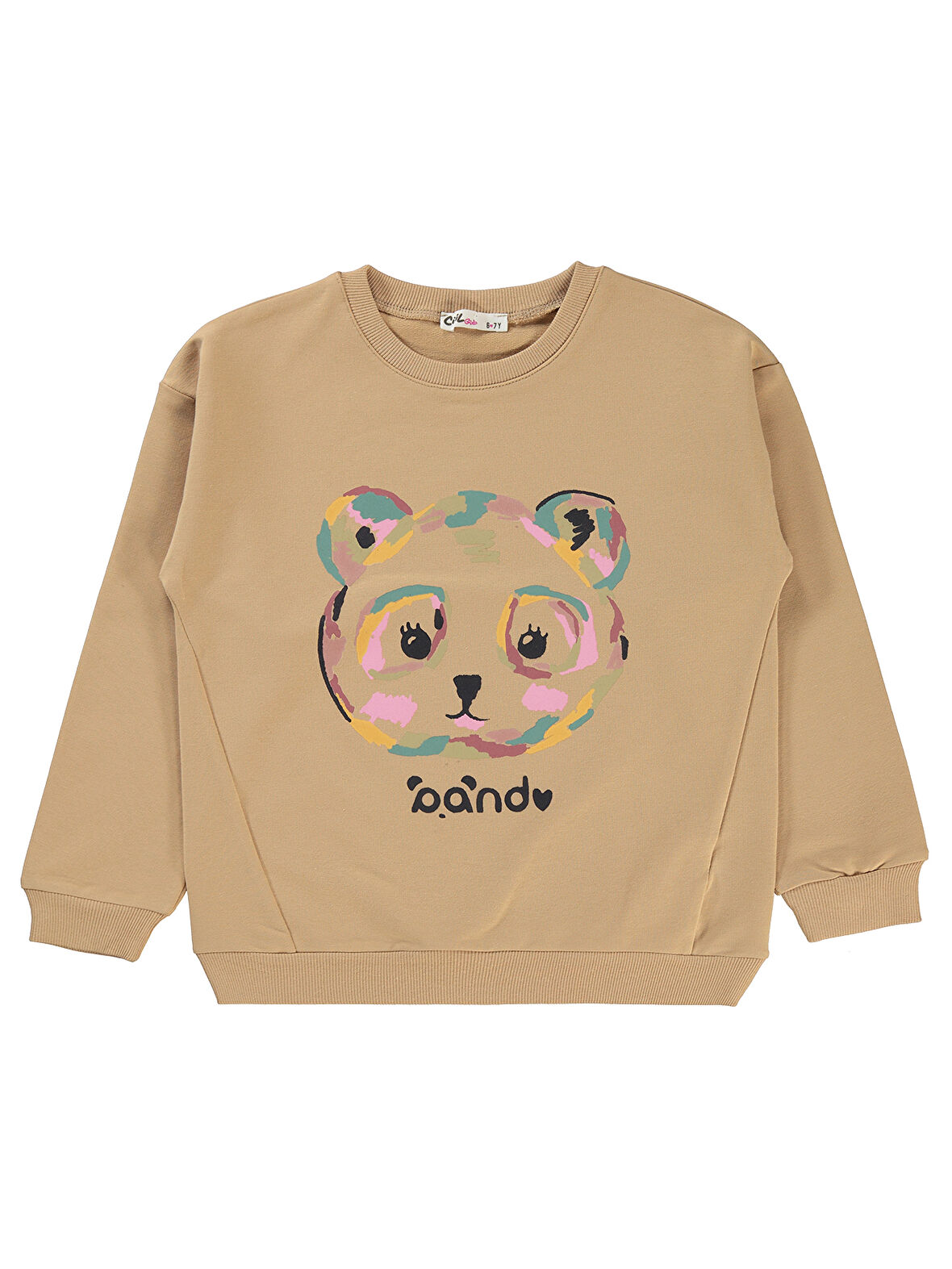 Civil Girls Kız Çocuk Sweatshirt 6-9 Yaş Yulaf Sütü