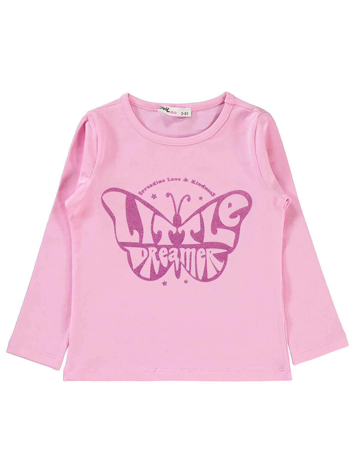 Civil Girls Kız Çocuk Sweatshirt 2-5 Yaş Gül Pembe 