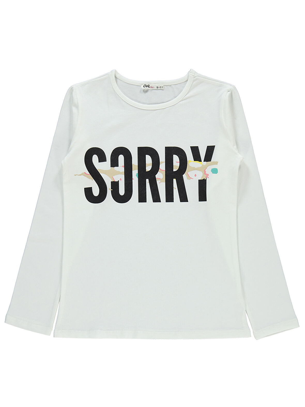 Civil Girls Kız Çocuk Sweatshirt 10-13 Yaş Ekru