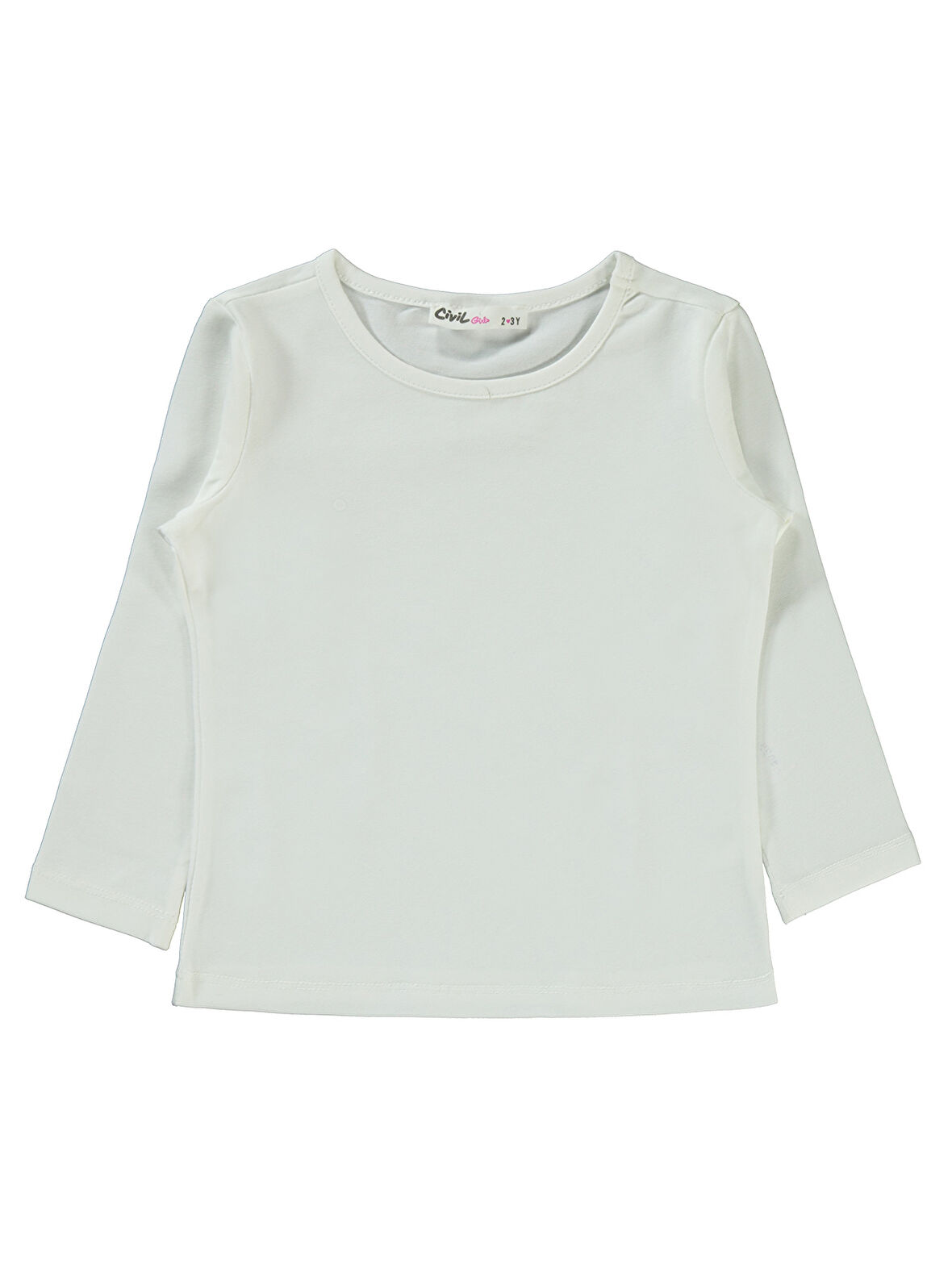 Civil Girls Kız Çocuk Sweatshirt 2-5 Yaş Ekru