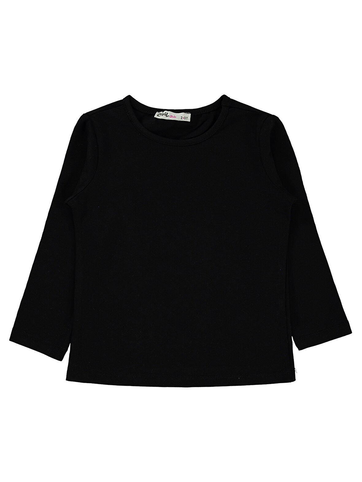 Civil Girls Kız Çocuk Sweatshirt 2-5 Yaş Siyah