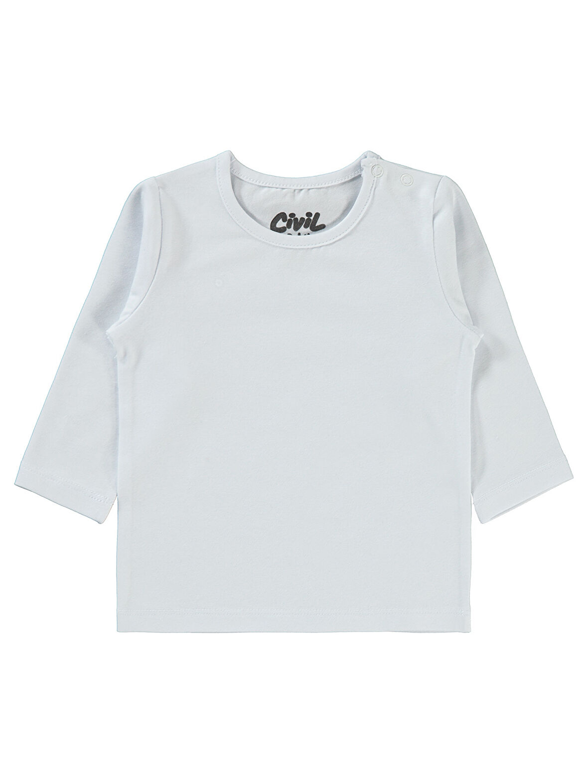 Civil Baby Kız Bebek Sweatshirt 6-18 Ay Beyaz