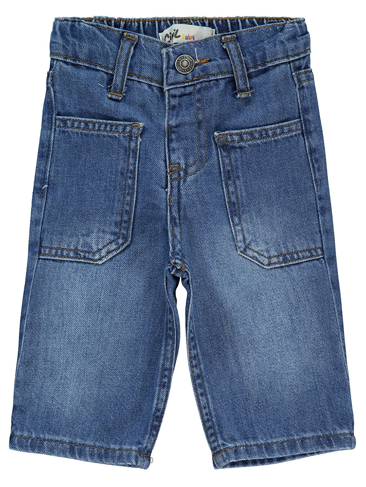 Civil Bay Kız Bebek Pantolon 6-18 Ay Açık Mavi