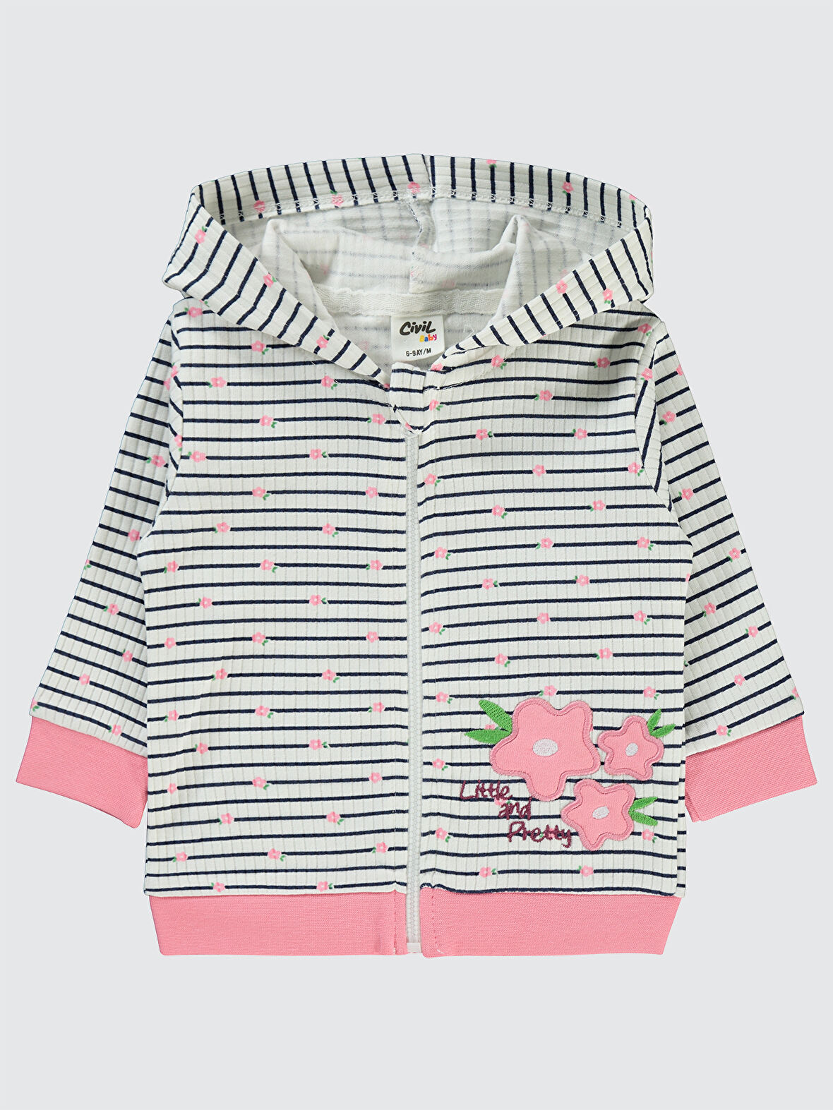 Civil Baby Kız Bebek Hırka 6-18 Ay Pembe