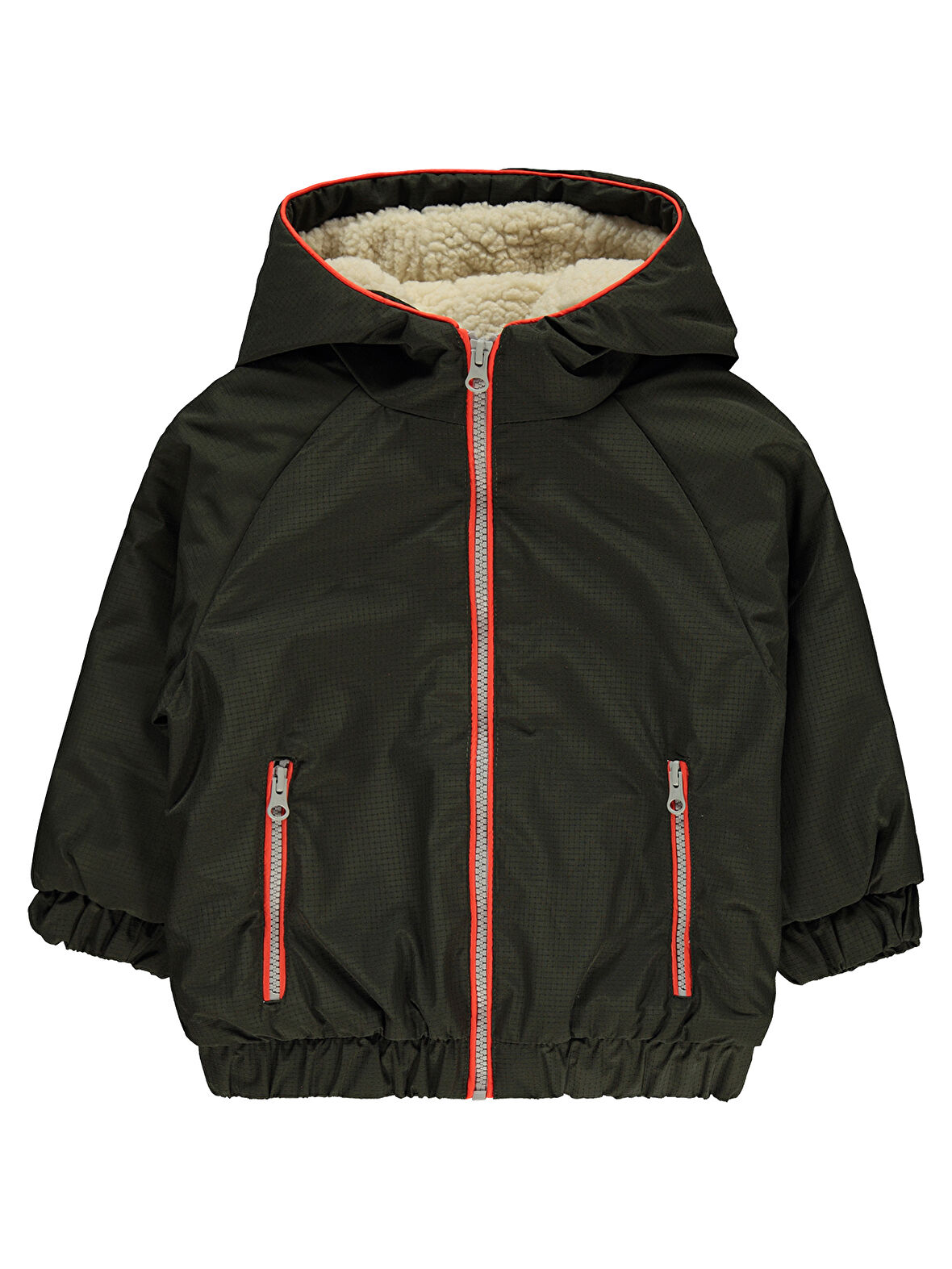 Civil Boys Erkek Çocuk Kapşonlu Mont 2-5 Yaş Haki