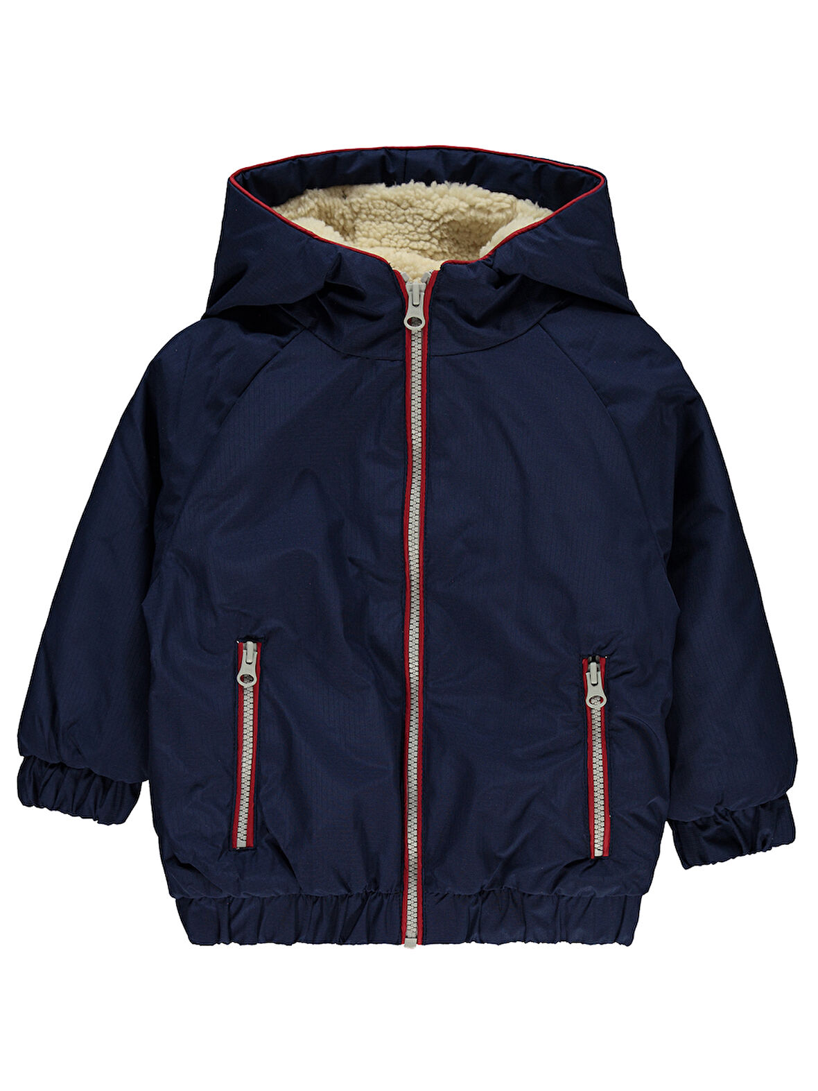 Civil Boys Erkek Çocuk Kapşonlu Mont 2-5 Yaş Lacivert