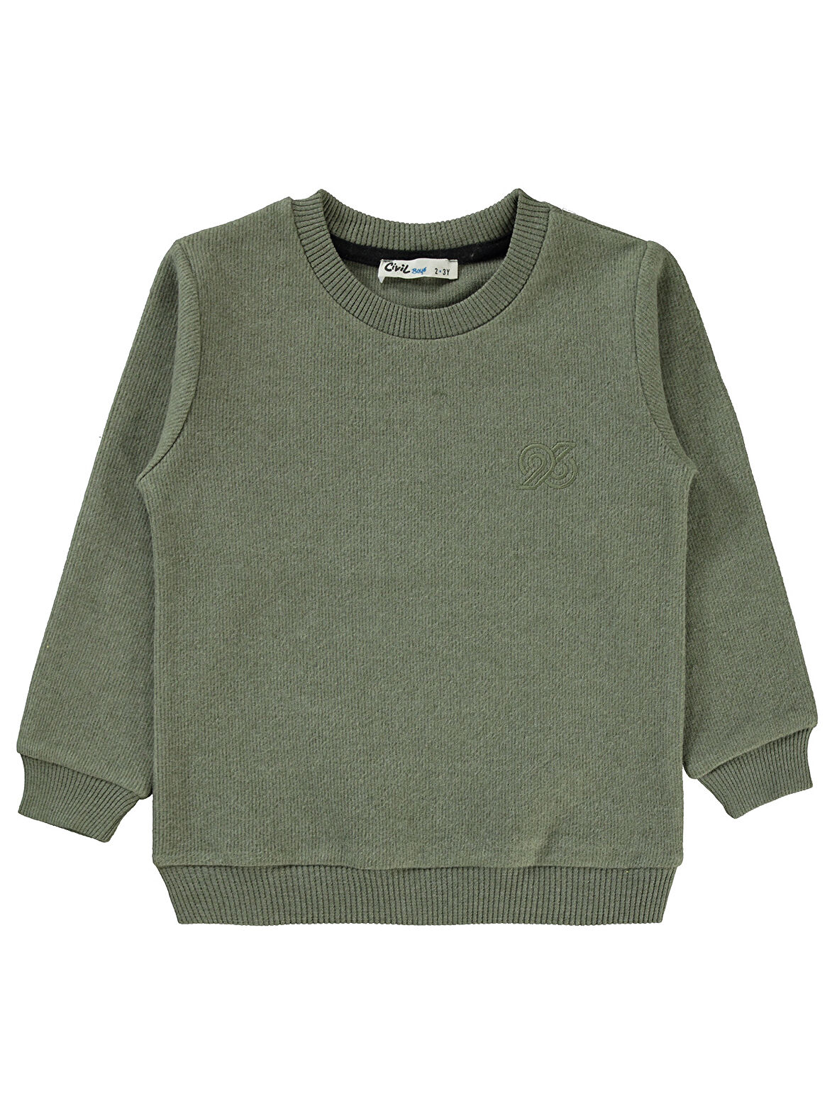 Civil Boys Erkek Çocuk Sweatshirt 2-5 Yaş Açık Haki 