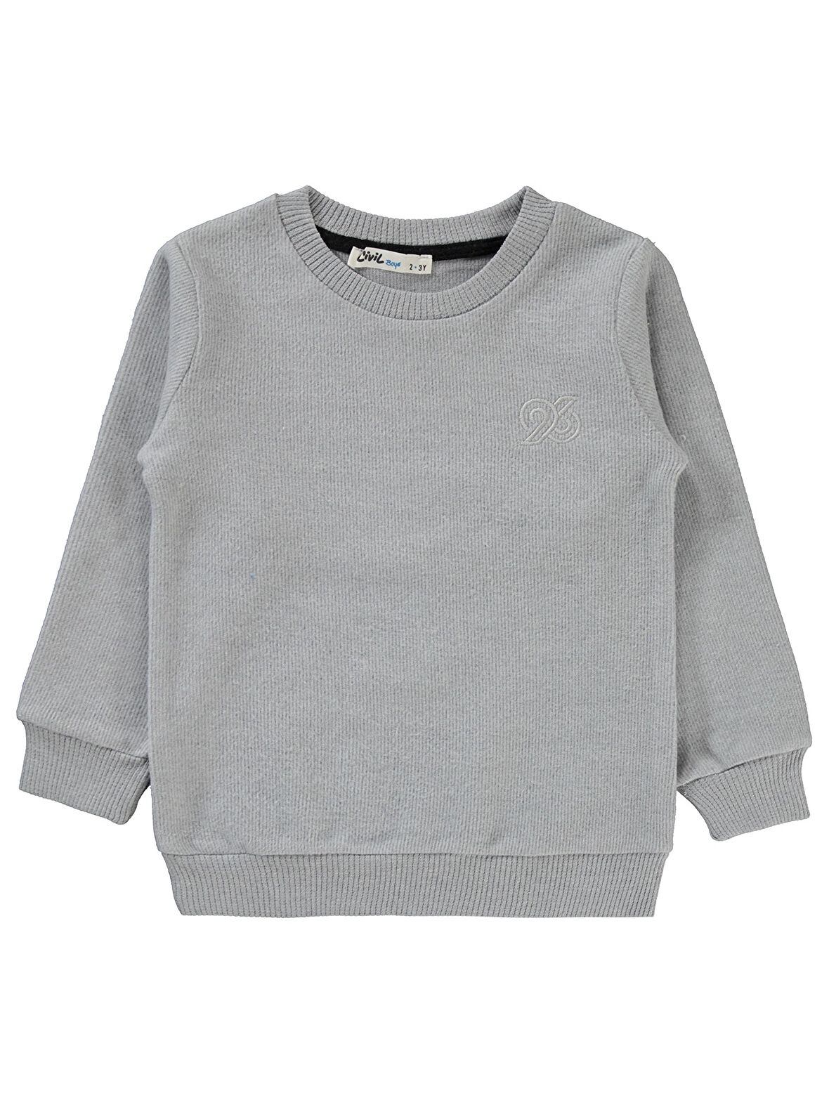 Civil Boys Erkek Çocuk Sweatshirt 2-5 Yaş Gri 