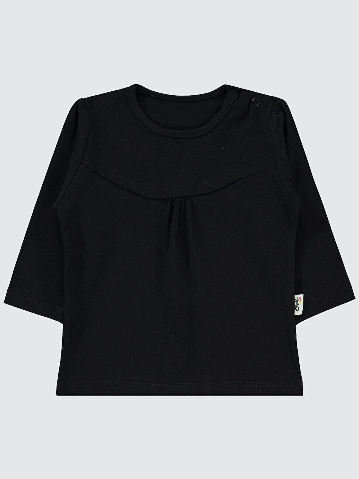 Civil Baby Kız Bebek Penye Sweatshirt 6-18 Ay Siyah