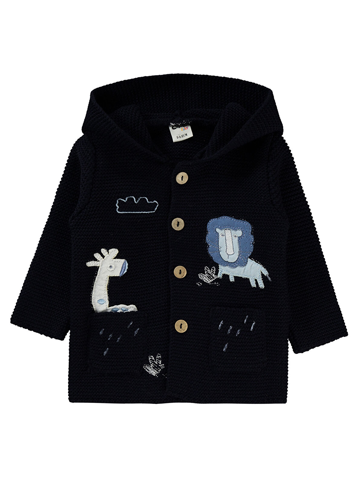 Civil Baby Erkek Bebek Hırka 6-18 Ay Lacivert