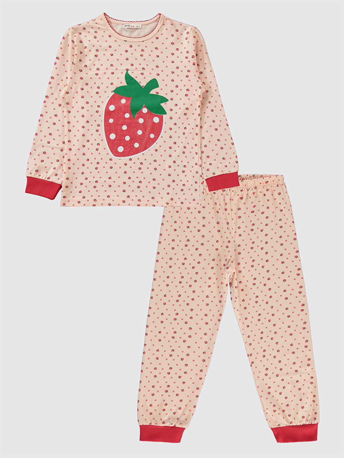 Civil Girls Kız Çocuk Pijama Takımı 10-13 Yaş  Açık Pudra