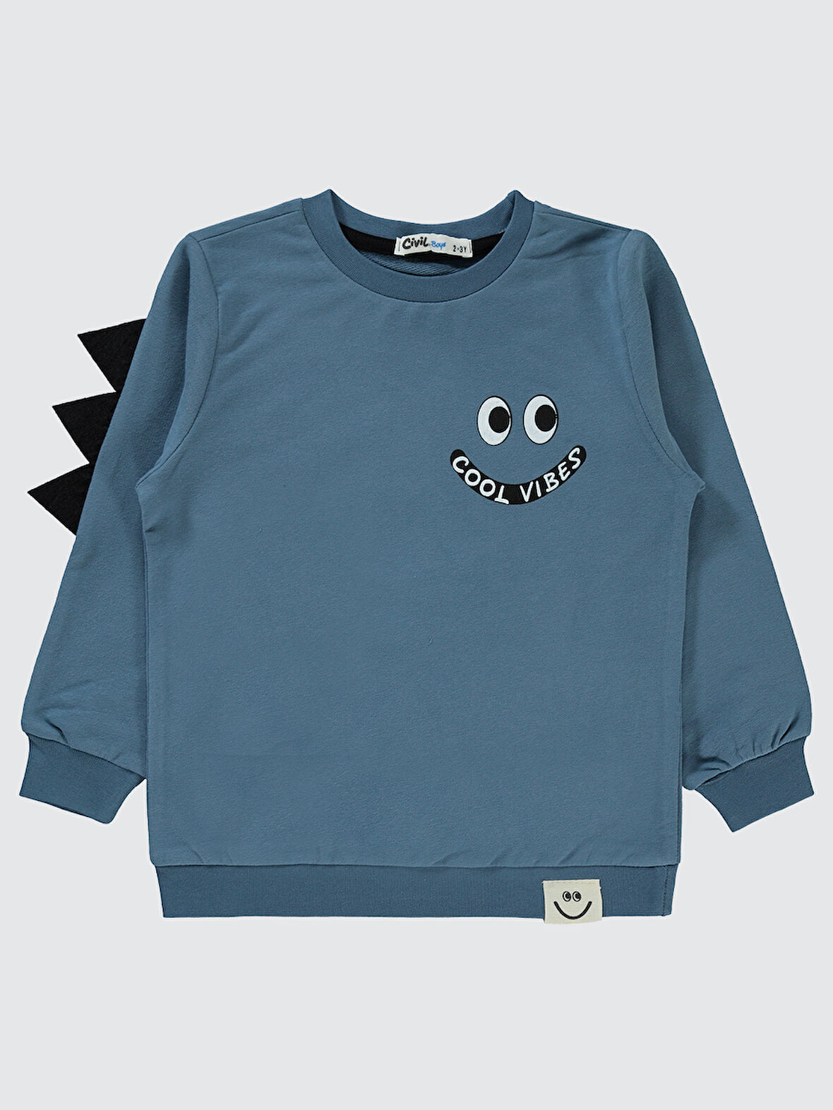 Civil Boys Erkek Çocuk Sweatshirt 2-5 Yaş İndigo