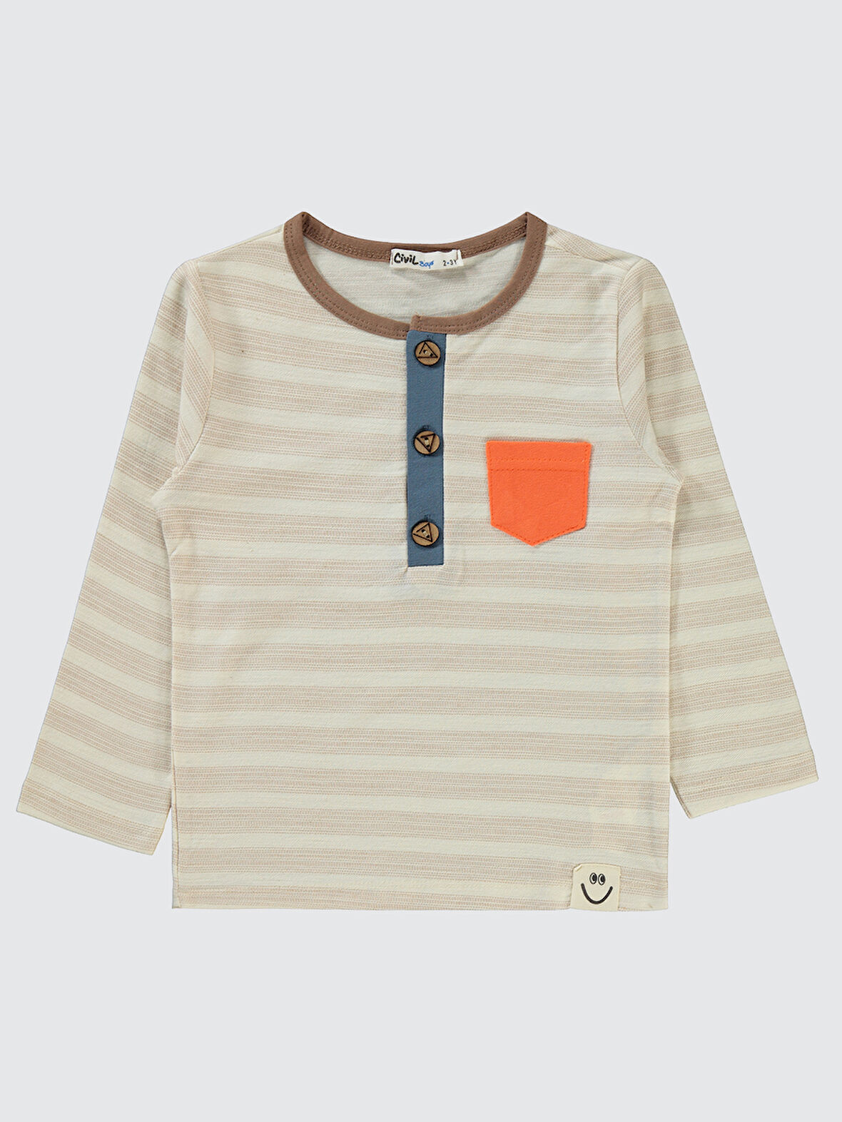 Civil Boys Erkek Çocuk Sweatshirt 2-5 Yaş İndigo 