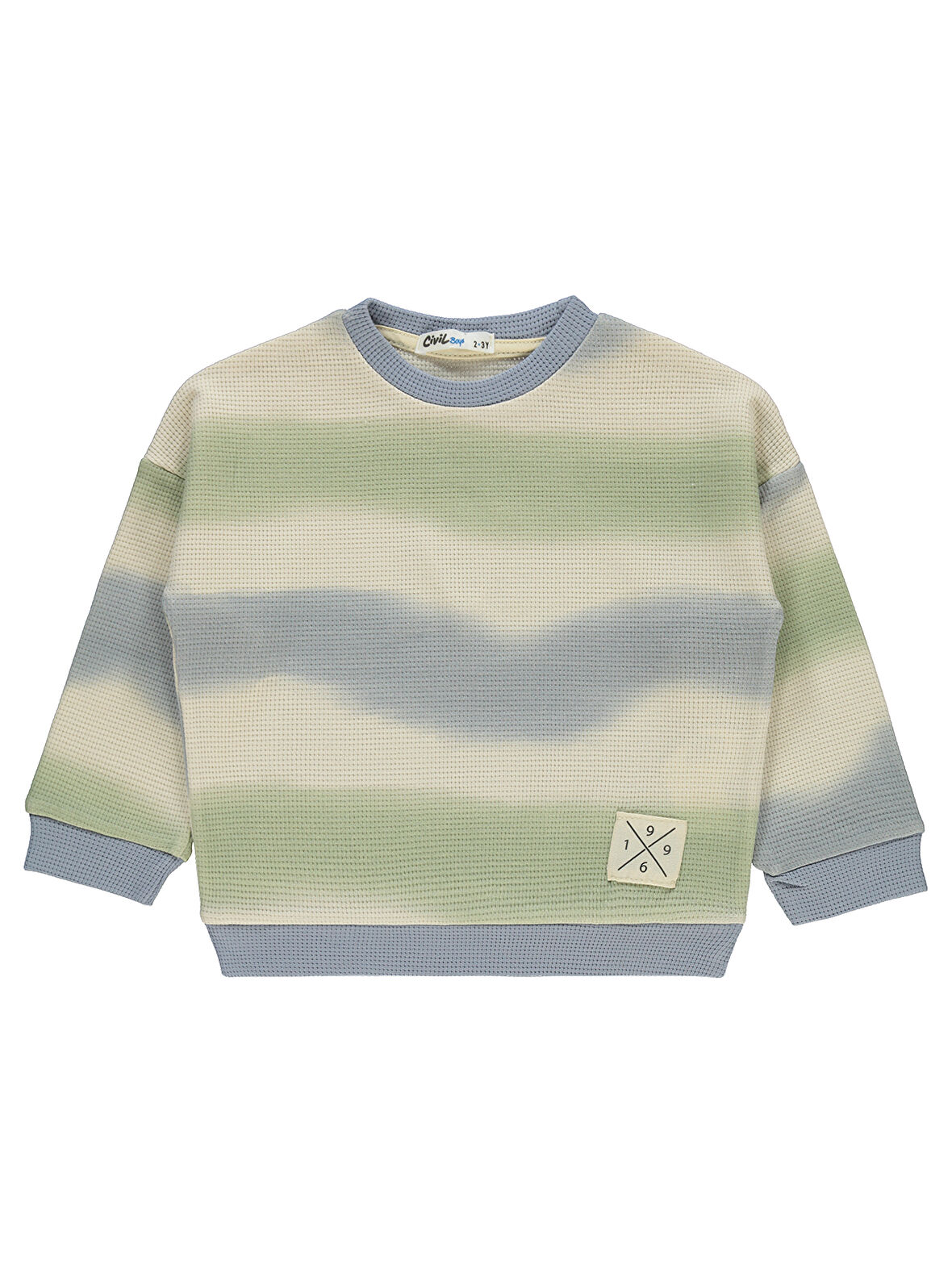 Civil Boys Erkek Bebek Sweatshirt 2-5 Yaş Mavi