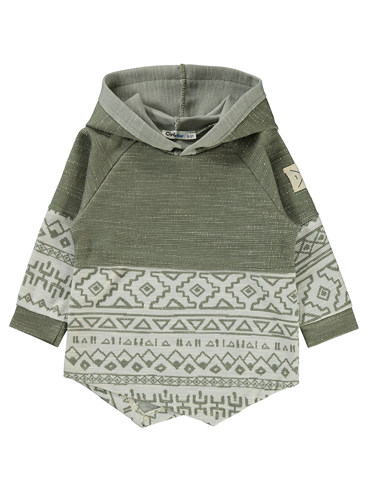 Civil Boys Erkek Çocuk Sweatshirt 2-5 Yaş Haki