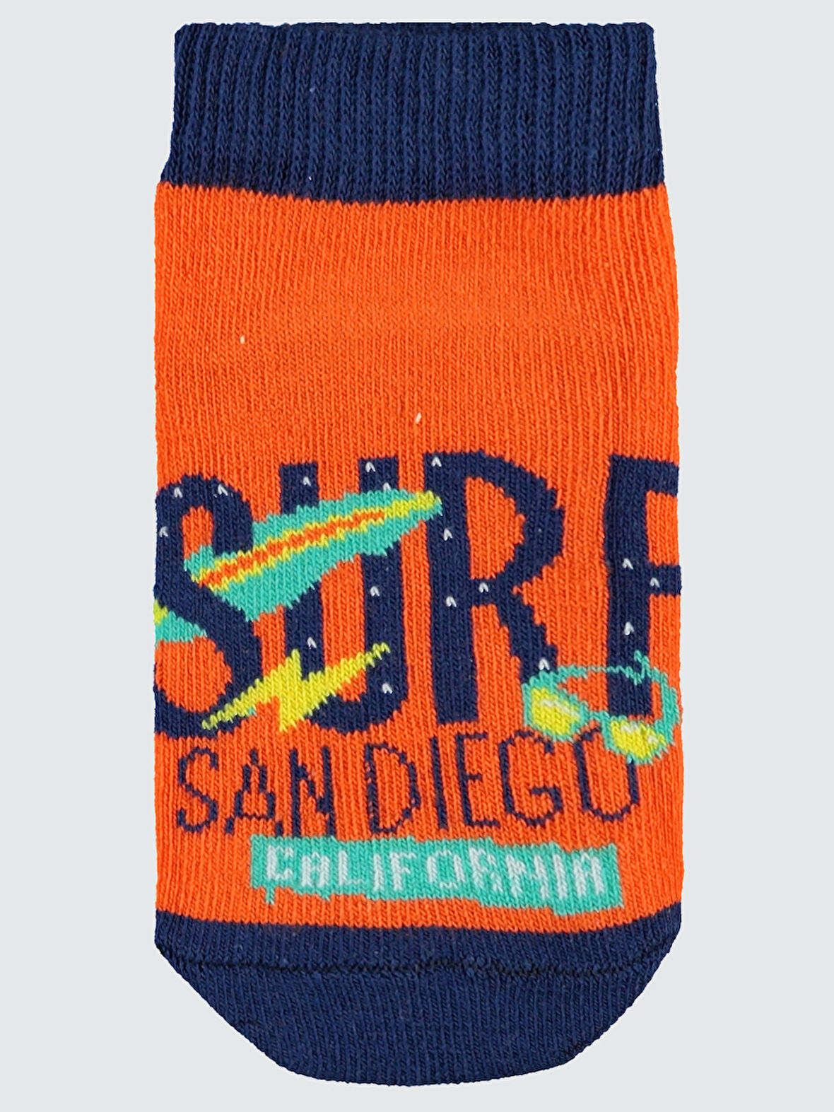 Civil Boys Erkek Çocuk 3'lü Patik Çorap 2-12 Yaş Turuncu