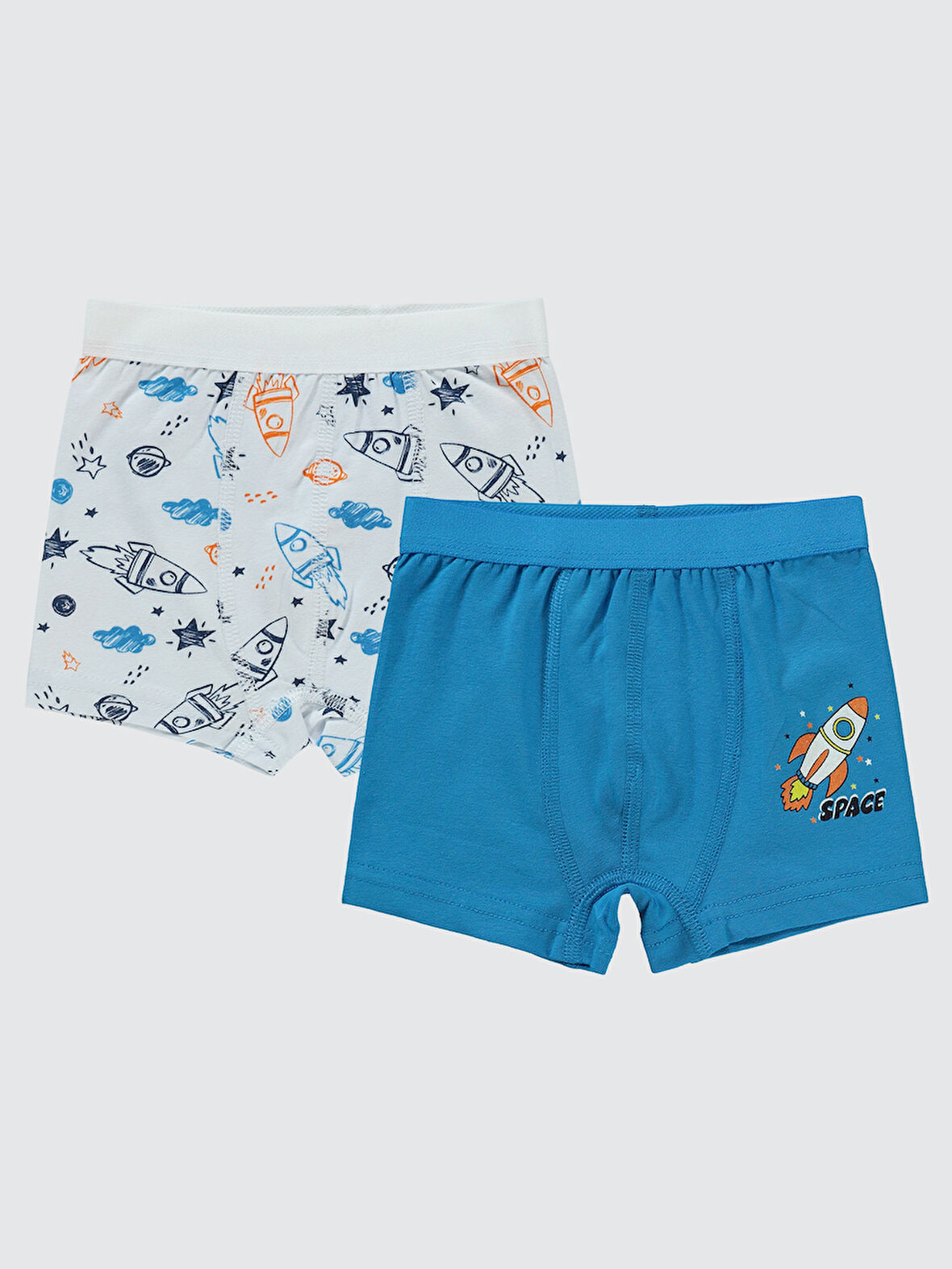Civil Boys Erkek Çocuk 2'li Boxer Set 2-10 Yaş Standart