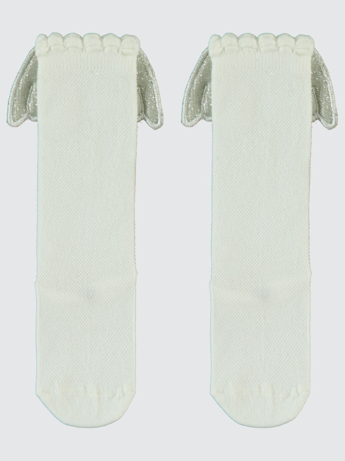 Civil Girls Kız Çocuk Dizaltı Çorap 3-11 Yaş Ekru