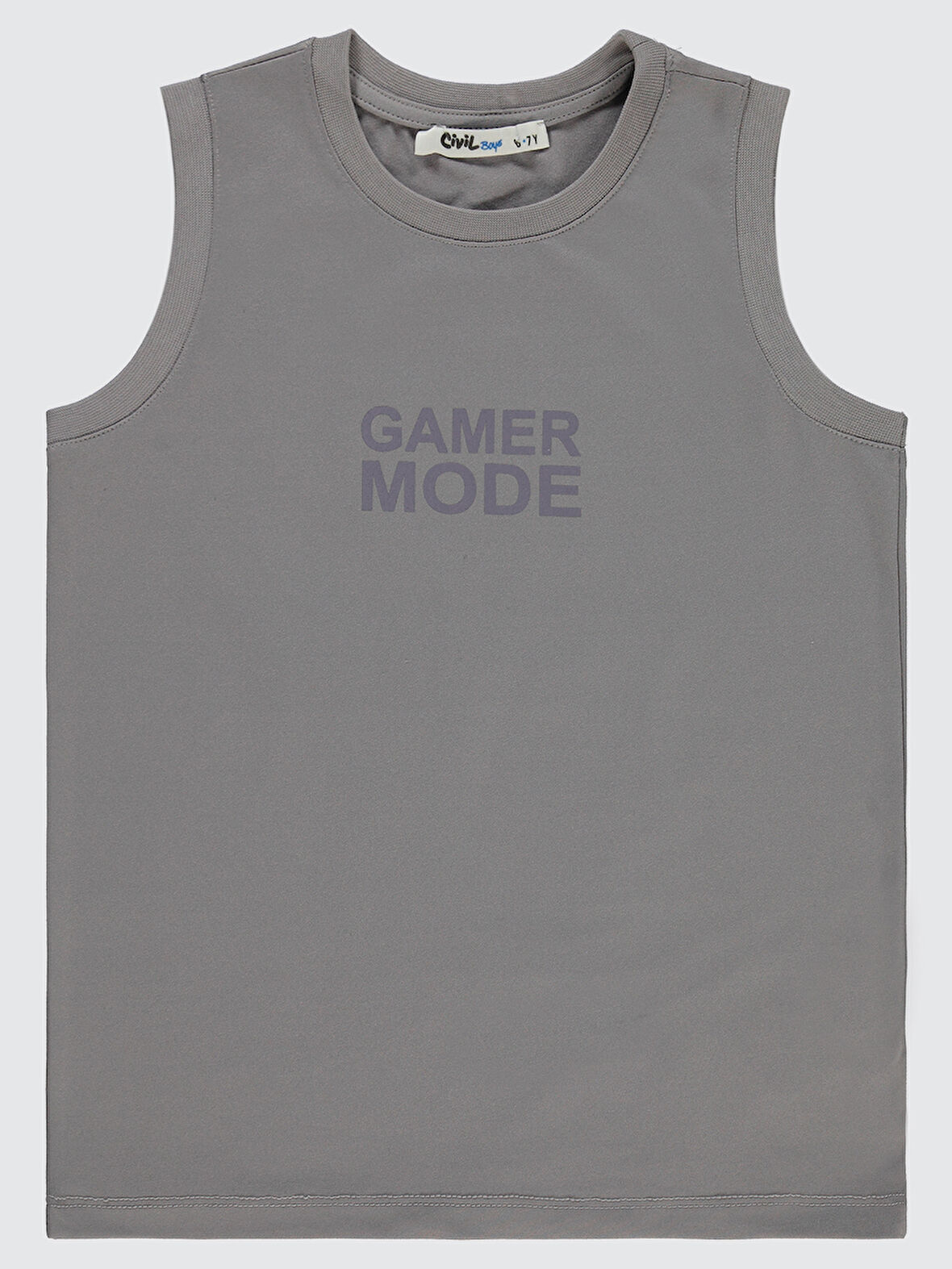 Civil Boys Erkek Çocuk Tişört 6-9 Yaş Gri