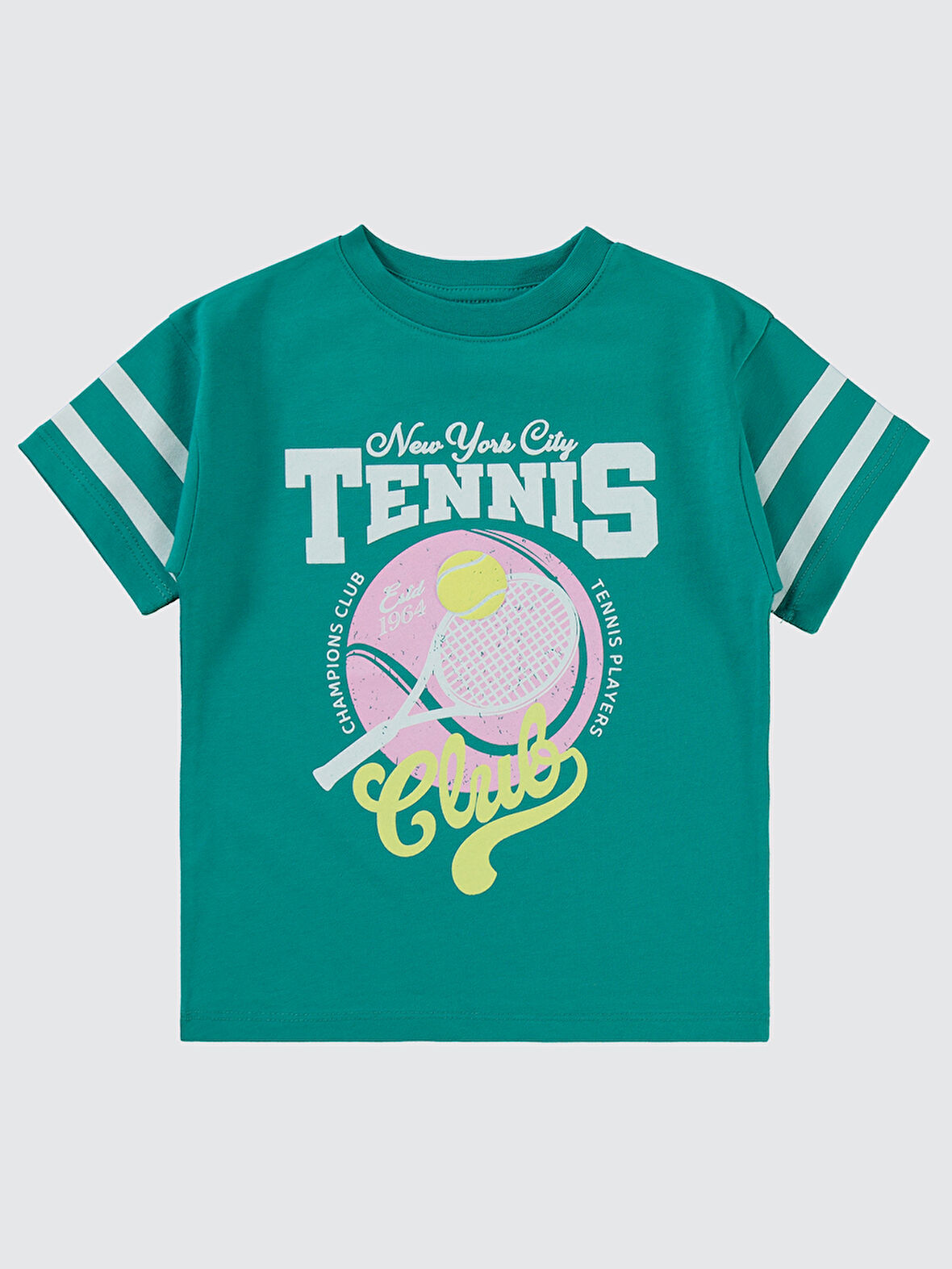 Civil Girls Kız Çocuk Tişört 2-5 Yaş Yeşil